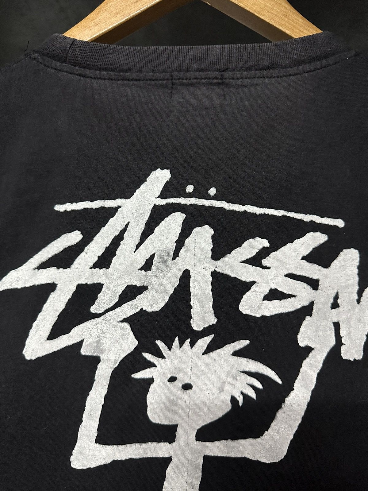 Stussy Vintage 80s Stussy Stickman Single Stitches Faded Tee Size US M / EU 48-50 / 2 - 3 Thumbnail