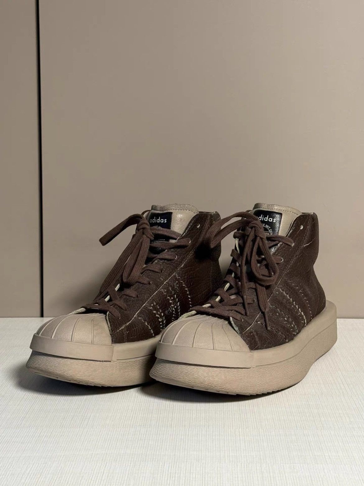 Adidas × Rick Owens Sz 7.5 Rick Owens x Adidas Shell Front Sneaker Mojos918918 Size US 7.5 / EU 40-41 - 1 Thumbnail