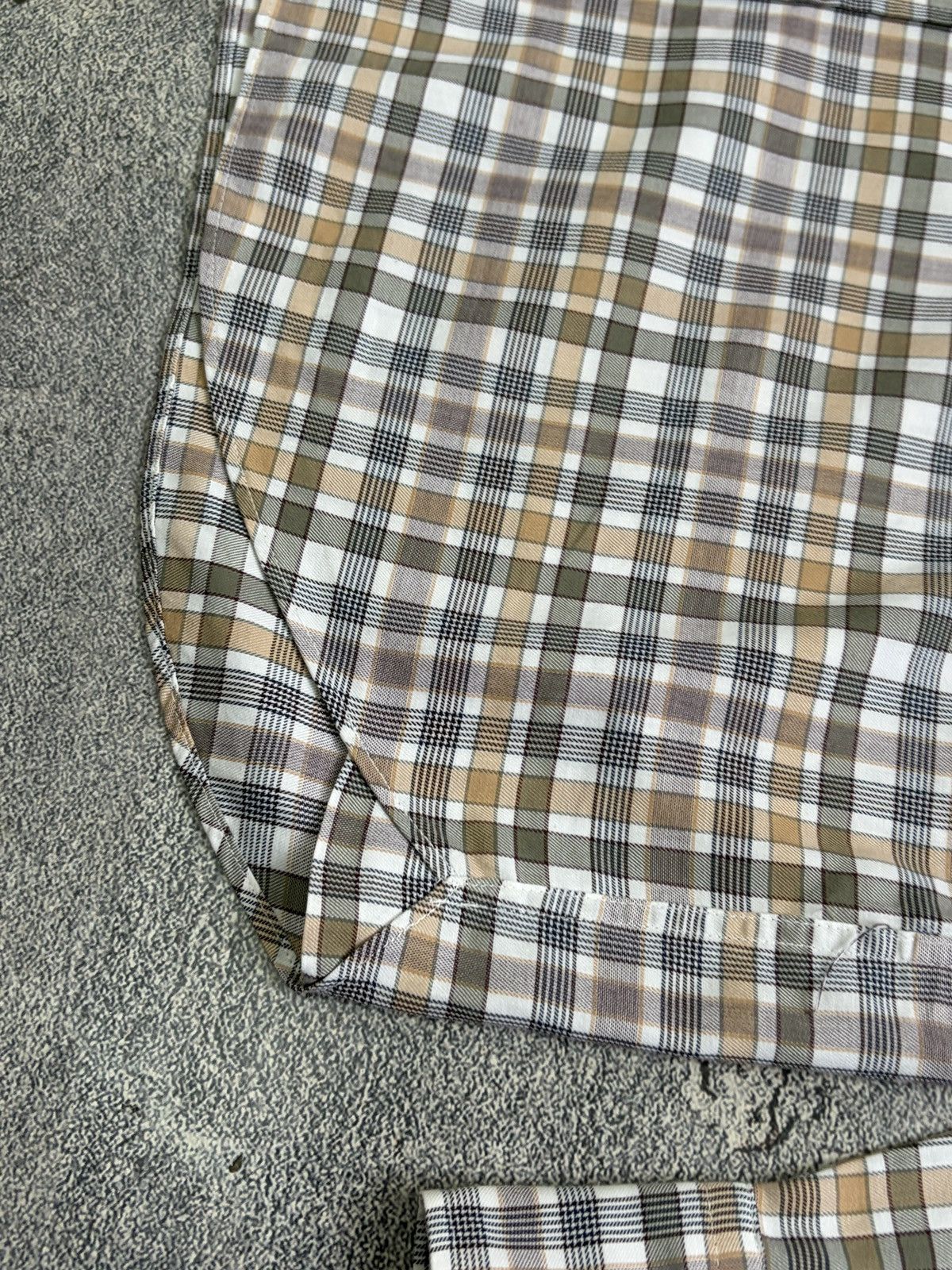 Faconnable Façonnable Plaid Cotton Button Down Shirt Large Size US L / EU 52-54 / 3 - 8 Thumbnail