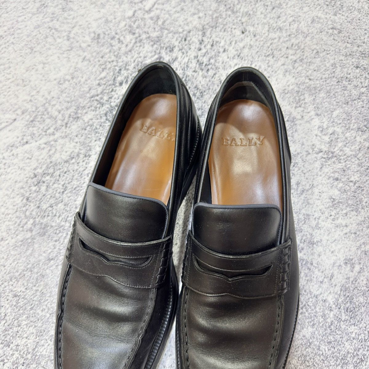 Bally Bally Bardony Black Leather Penny Loafers US9 UK8E EU42.5 Size US 9 / EU 42 - 14 Thumbnail