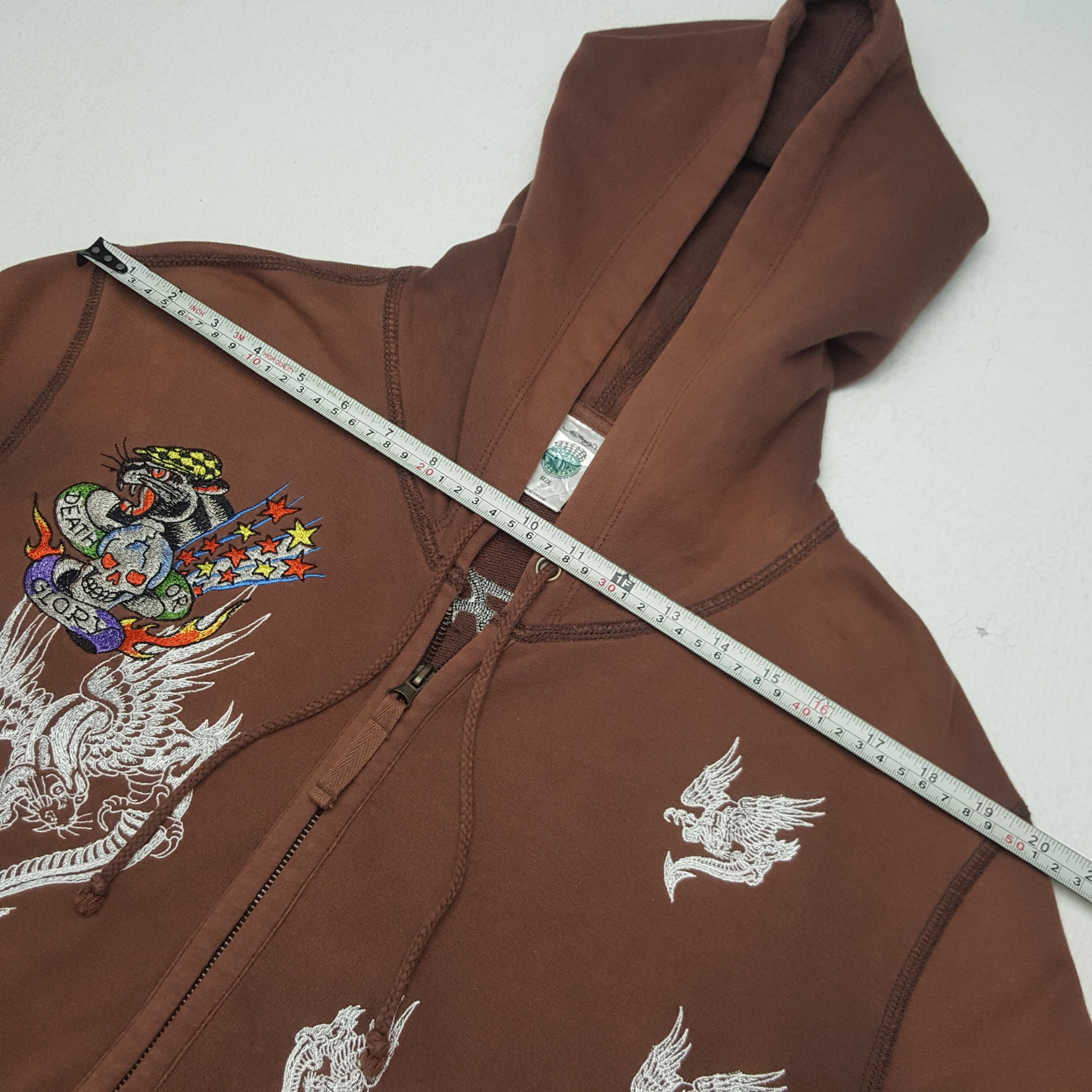 Christian Audigier Vintage Ed Hardy by Christian Audiger Designer Sweatshirt Size US L / EU 52-54 / 3 - 6 Thumbnail