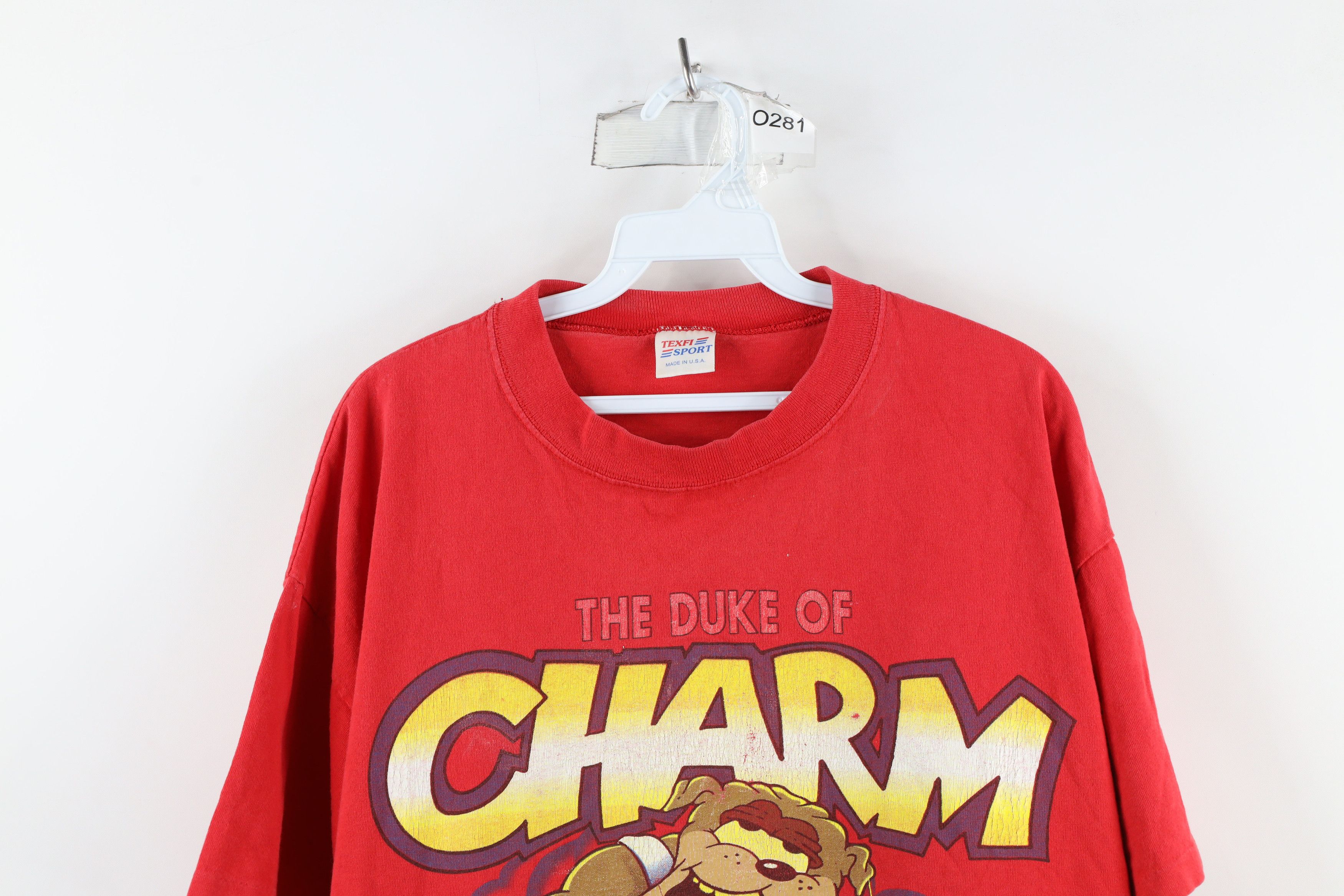 Vintage Vintage 90s Streetwear The Duke of Charm Monster T-Shirt USA Size US XL / EU 56 / 4 - 2 Thumbnail