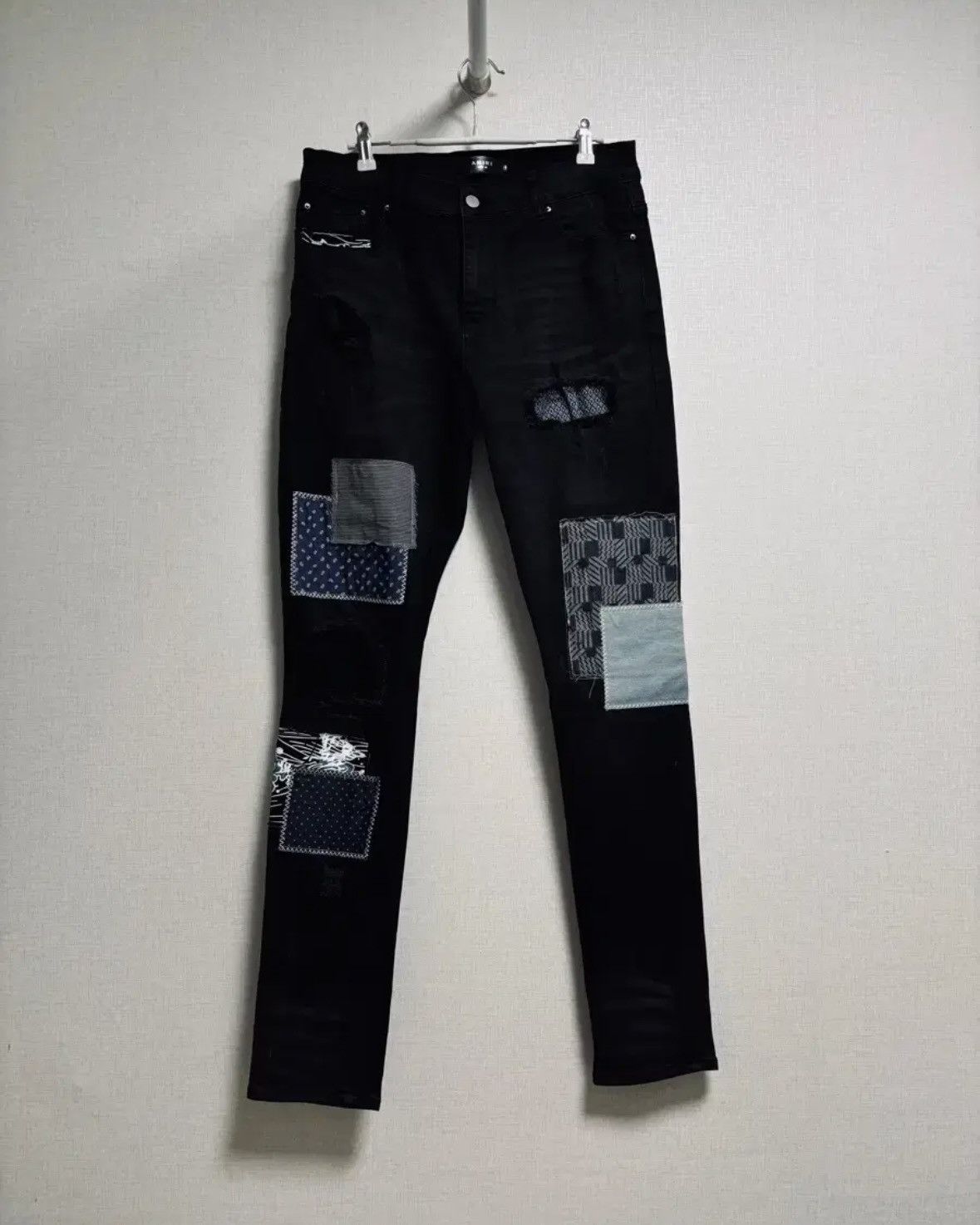 Amiri AMIRI Patchwork Denim Jean Size US 29 - 2 Thumbnail
