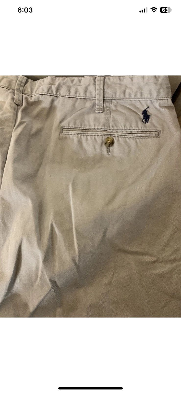 Polo Ralph Lauren Polo Ralph Lauren mens sz 42T gray flat front shorts Size US 42 / EU 58 - 1 Thumbnail