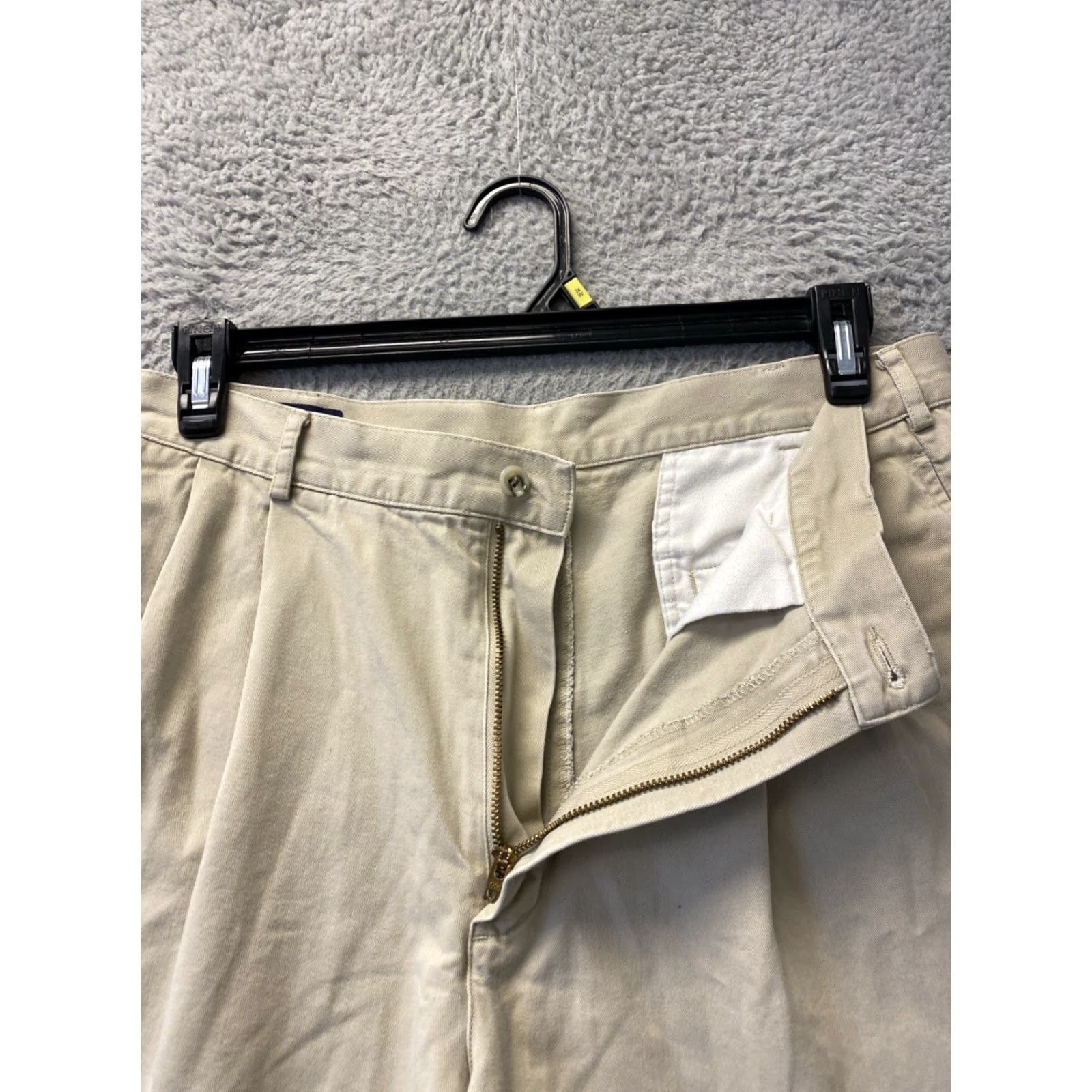 Lands' End Lands' End Men's Chino Shorts 34 Black Casual High Rise 9" Inseam Cotton Plain Front Size US 34 / EU 50 - 2 Thumbnail