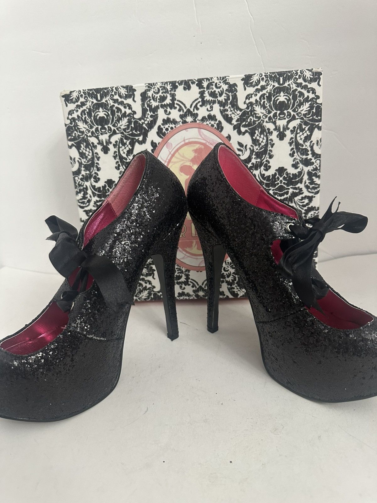 Pleaser Bordello Teeze-10G platform pumps Size US 9 / IT 39 - 3 Thumbnail