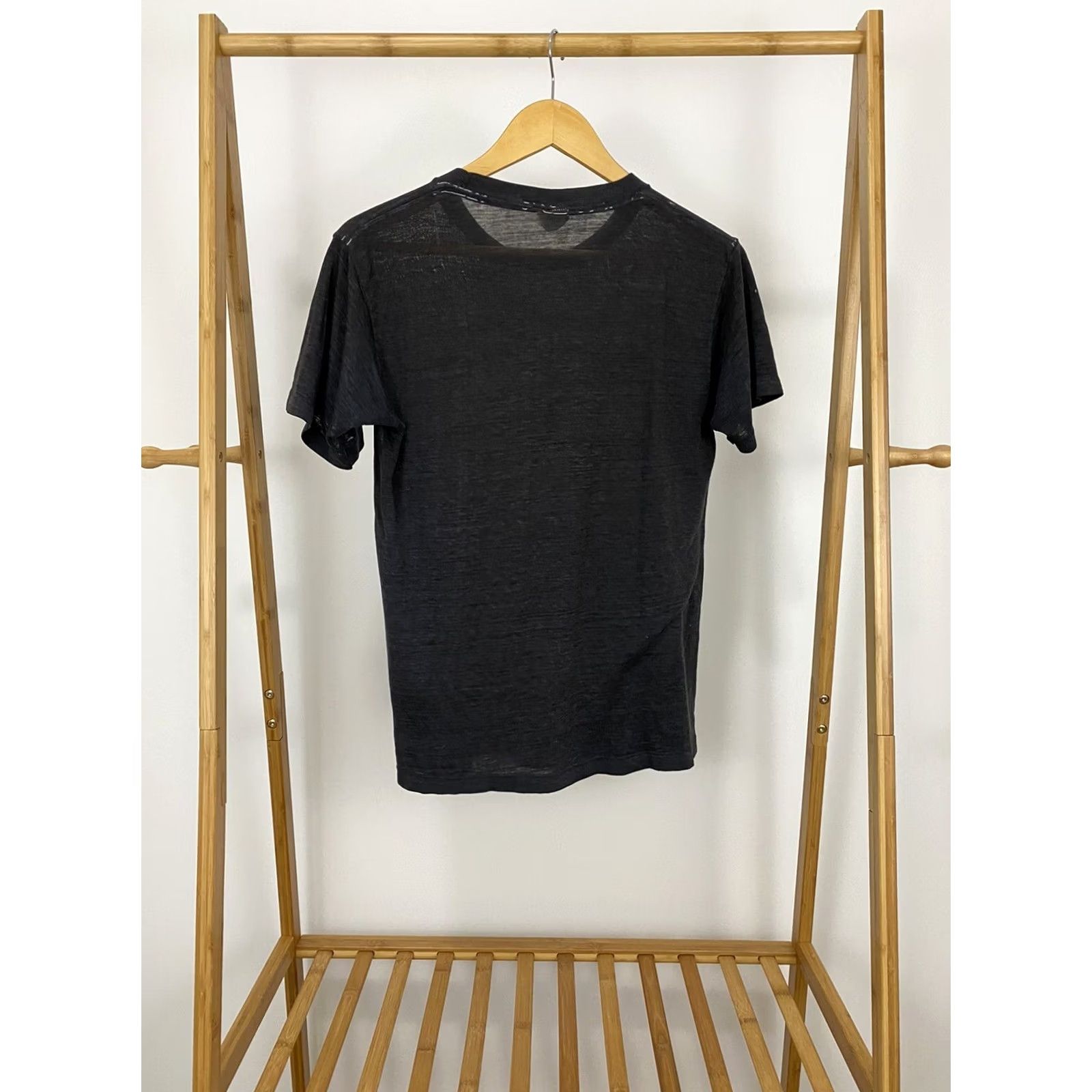 Puma VTG Puma 80s Grunge Distressed Faded 50/50 T-Shirt M Black Short Sleeve Shirt Mens Size US M / EU 48-50 / 2 - 2 Thumbnail