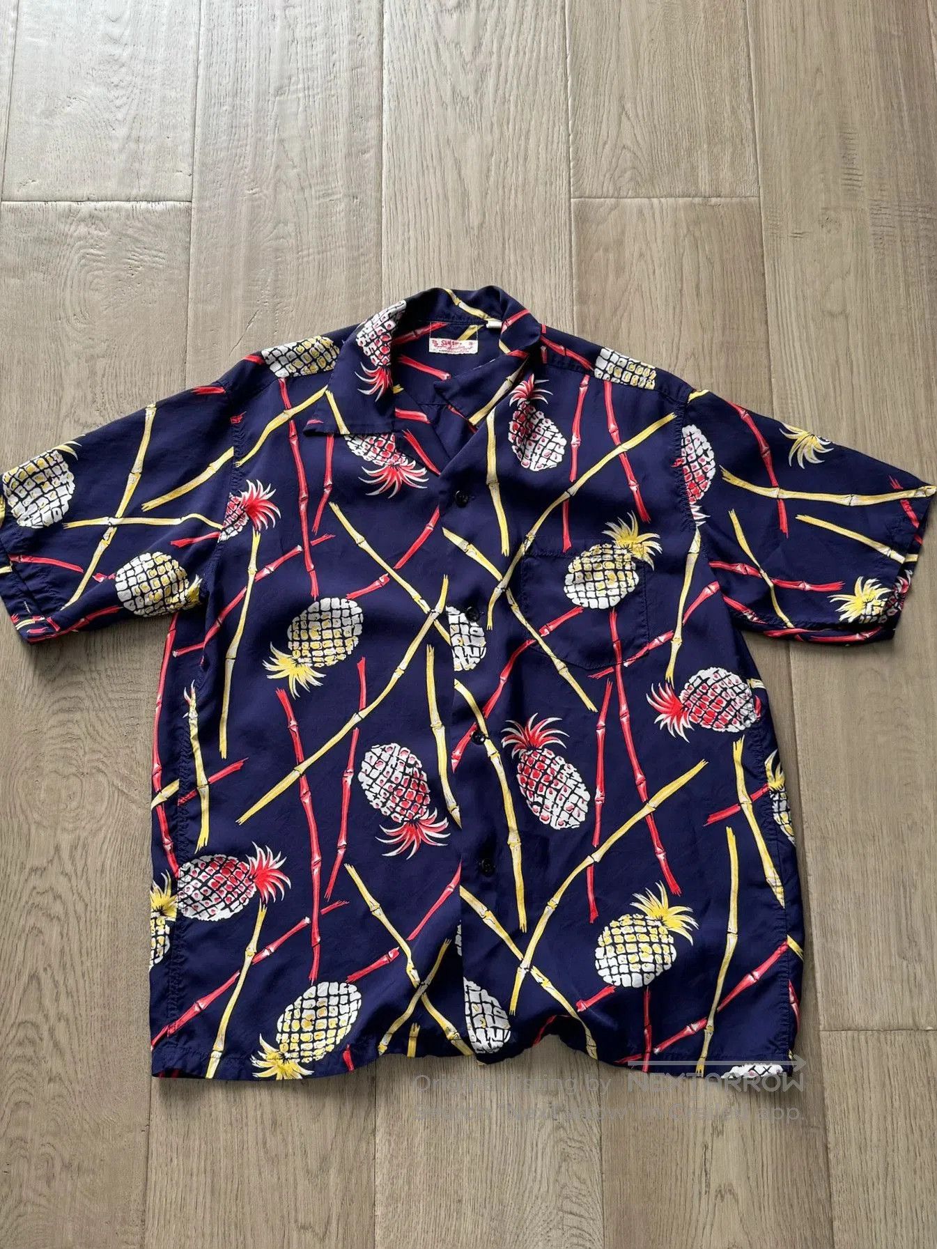 Sun Surf Sunsurf Pineapple Hawaiian Shirt. Size US L / EU 52-54 / 3 - 1 Thumbnail