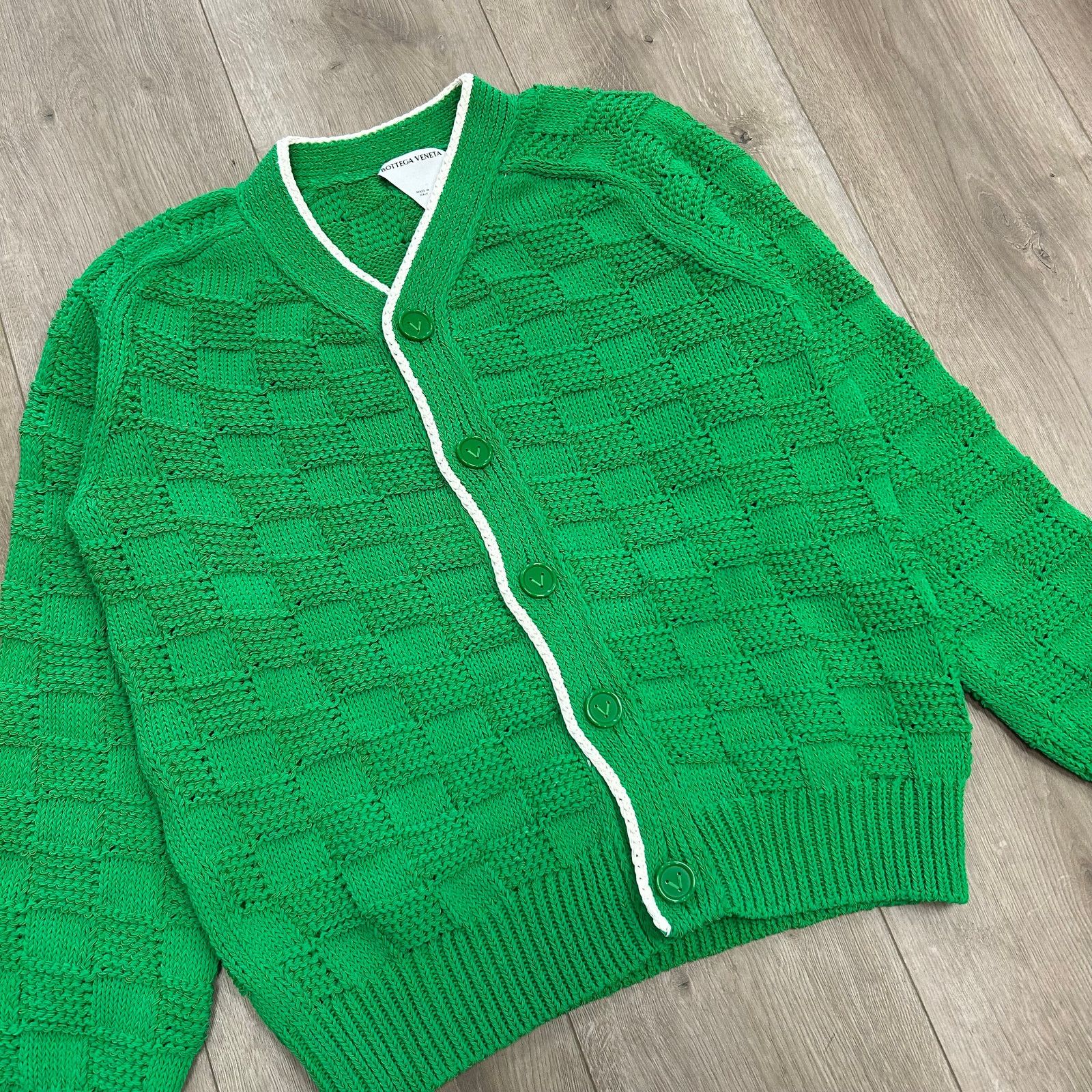 Bottega Veneta Bottega Veneta Intrecciato knitted cardigan V Neck Small Size US S / EU 44-46 / 1 - 2 Thumbnail