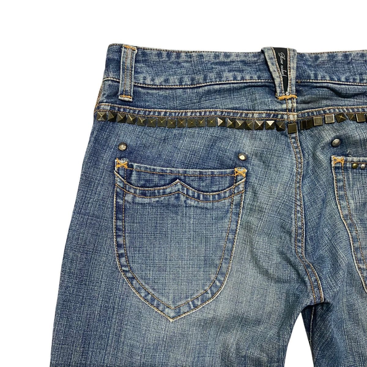 Vintage GLOW NAKED Studded Embellish Denim Skinny Jeans Size US 30 / EU 46 - 12 Thumbnail