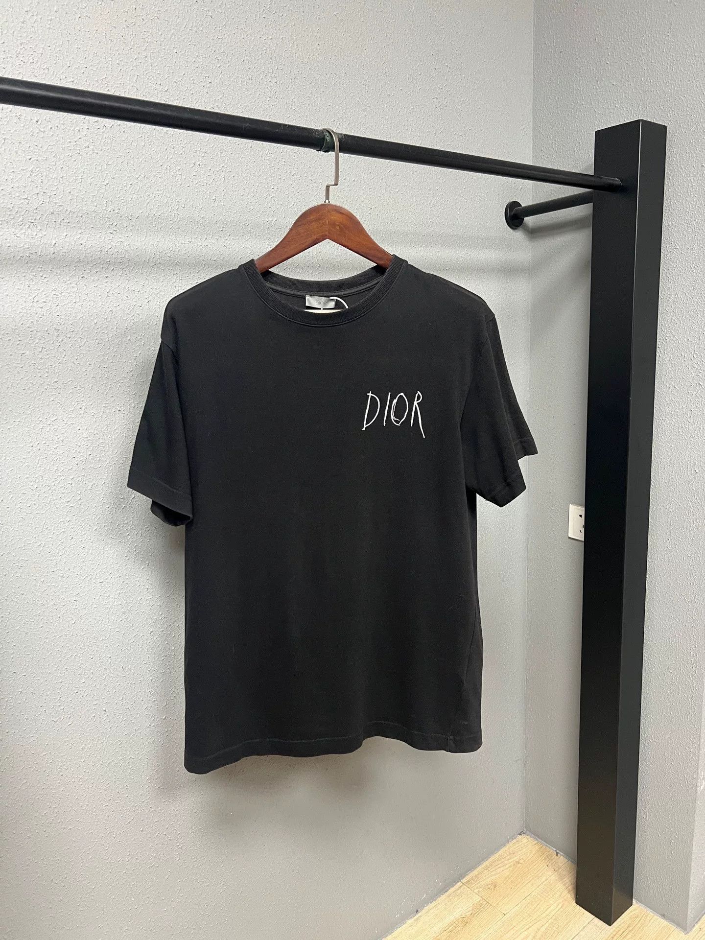 Dior black dior logo short sleeve t-shirt Size US M / EU 48-50 / 2 - 1 Thumbnail