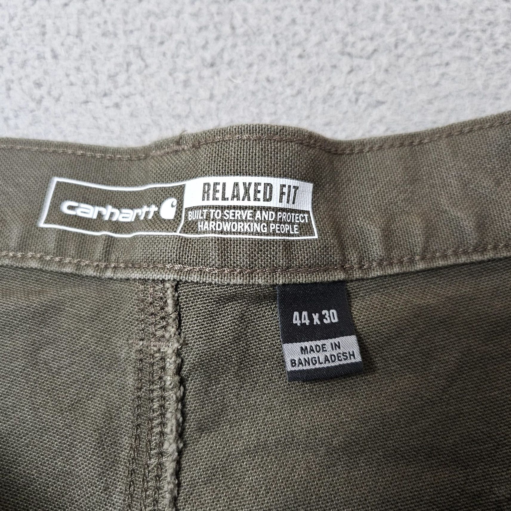 Carhartt Carhartt Rugged Flex Pants Mens 44x30 Green Duck Utility Work Carpenter Canvas Pants Size US 44 / EU 60 - 3 Thumbnail