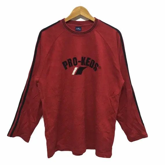 Pro-Keds Vtg PRO-KEDS Sport Athletic Crewneck Sweatshirt Jumper Size US L / EU 52-54 / 3 - 1 Thumbnail