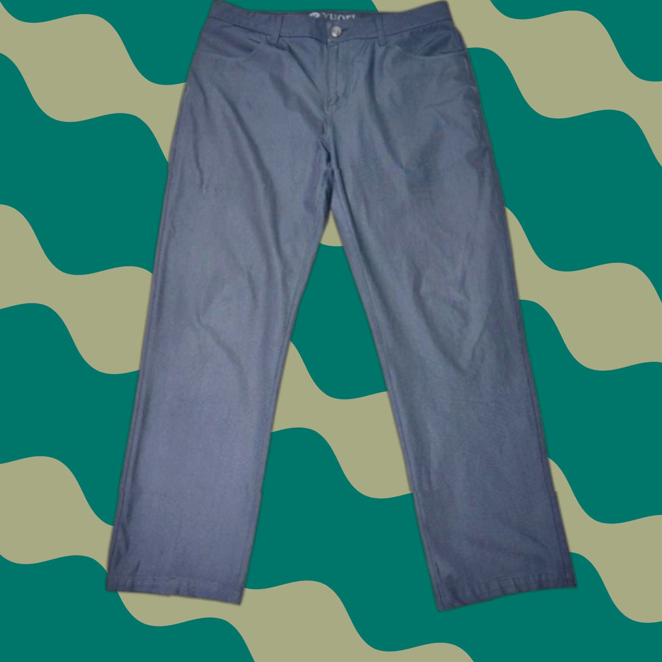 Vuori Vuori Ponto Performance Pants Gray Mens 32x27 Chino Straight Front Pockets Stretch Moisture Wicking Quick Dry Casual Workwear Travel Modern Fit Size US 32 / EU 48 - 1 Thumbnail