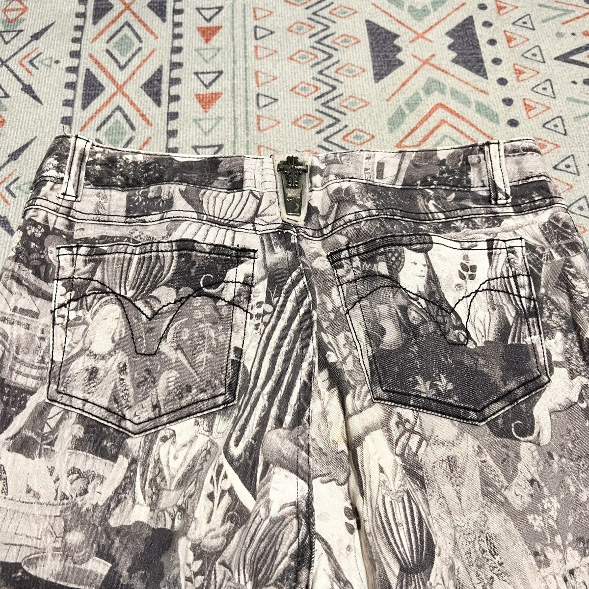 Seditionaries Punk Denim Art Inspired Design Size US 30 / EU 46 - 11 Thumbnail