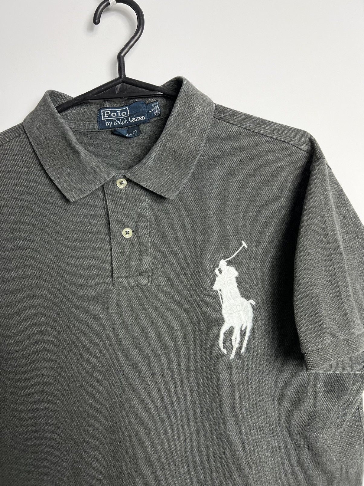 Polo Ralph Lauren × Ralph Lauren × Vintage Polo Ralph Lauren 3 Chief Keef vintage polo shirt Size US L / EU 52-54 / 3 - 2 Thumbnail