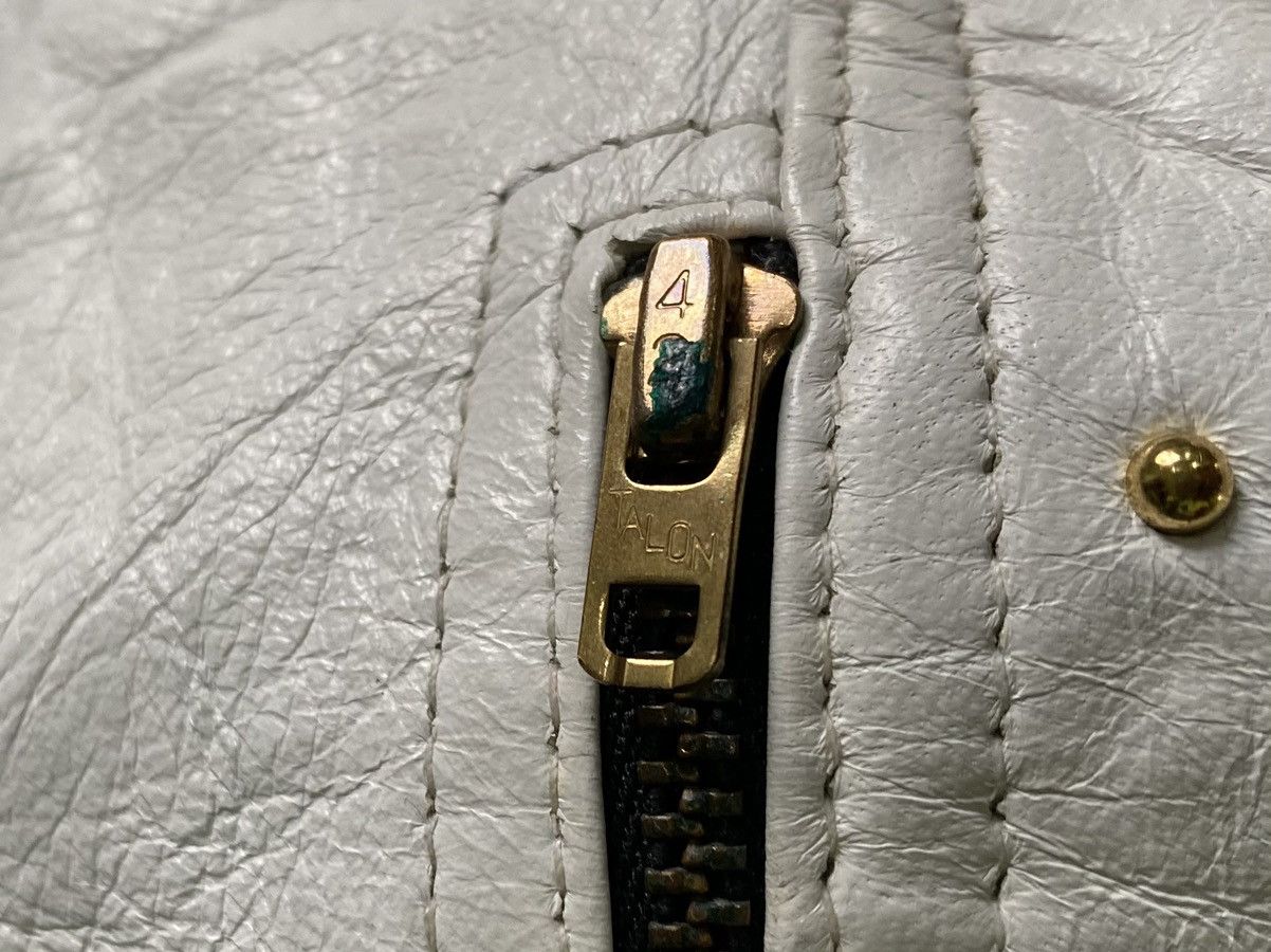 Other UK Vintage 80s Suede Cropped seditionaries White Jackets Size L / US 10 / IT 46 - 9 Thumbnail