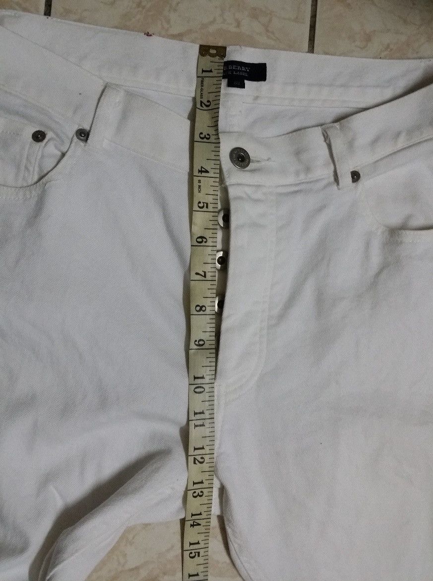 Burberry ICONIC🔥BURBERRY BLACK LABEL WHITE JEANS Size US 33 - 7 Thumbnail