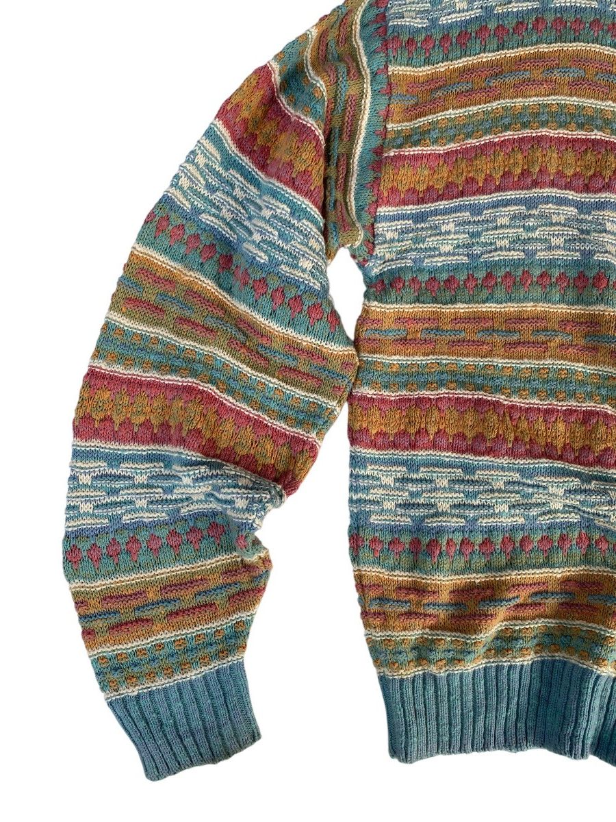 Vintage Vtg Crossing Sweter Design Geneco Usa Size US L / EU 52-54 / 3 - 4 Thumbnail