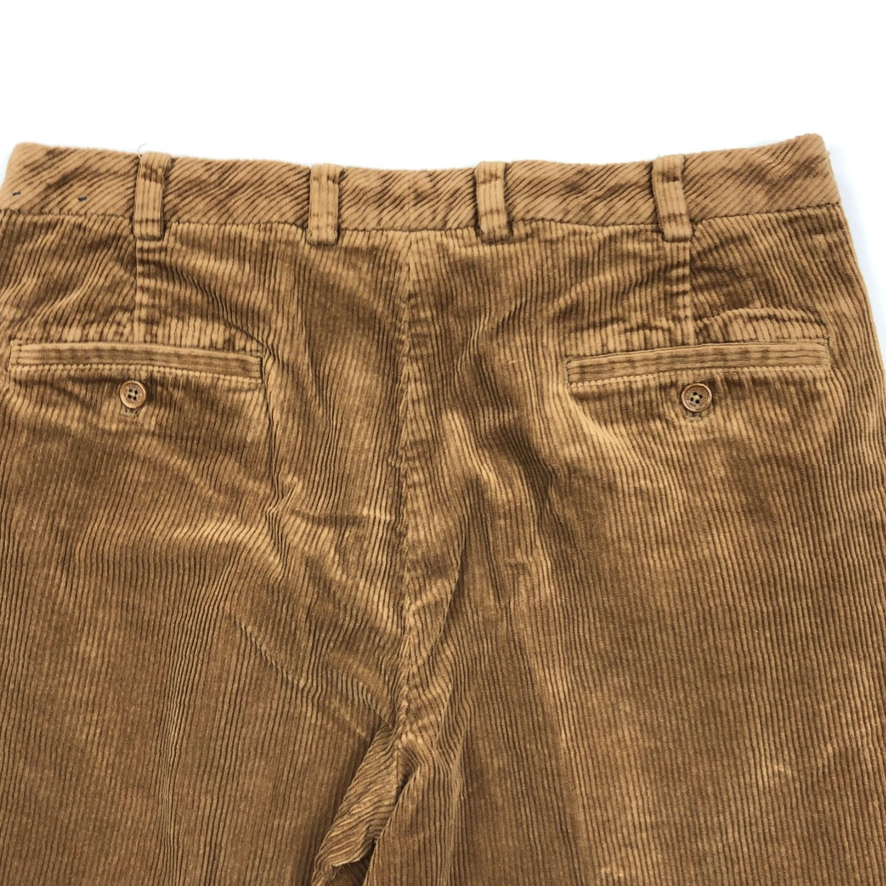 Brooks Brothers Brooks Brothers Clark Fit Men's Corduroy Pants W34 L32 Brown Flat Front Casual Size US 34 / EU 50 - 4 Thumbnail