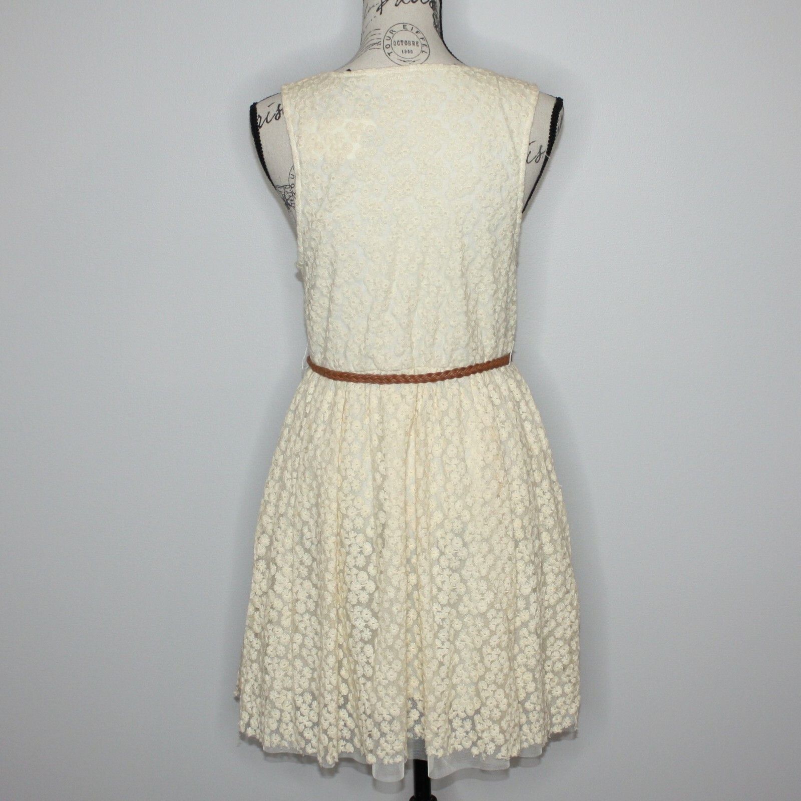 Other Others Follow Lost Moxie Cream Lace Dress size Large NWT $76 Size L / US 10 / IT 46 - 17 Thumbnail