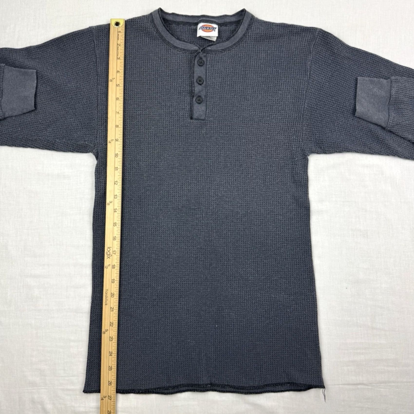 Dickies VINTAGE Dickies Thermal Henley Shirt Mens XL Gray Hipster Grunge USA 90s Shirt Size US XL / EU 56 / 4 - 6 Thumbnail