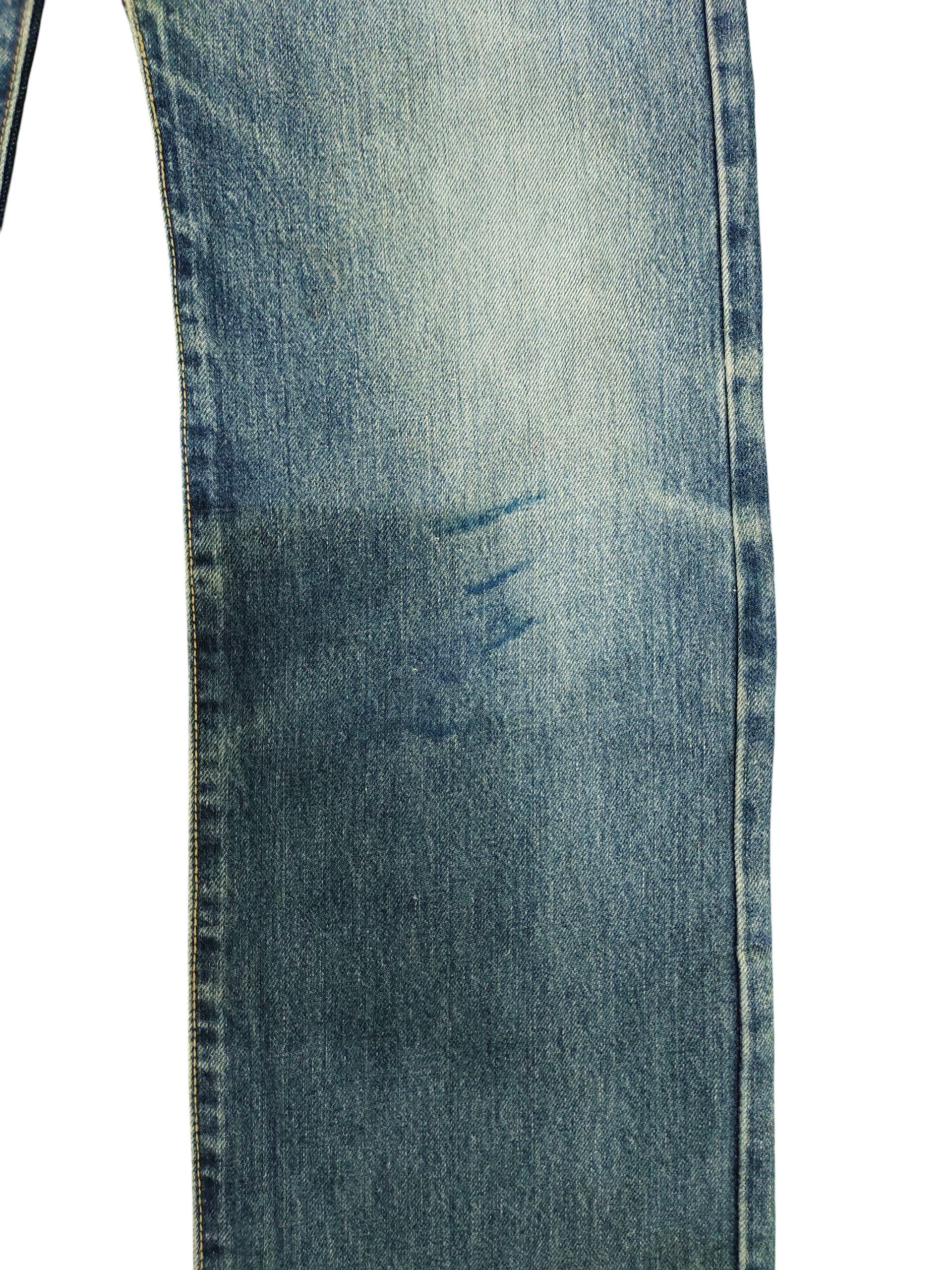 Comme des Garcons × Undercover Vintage Big John Clawmark Distress Faded Denim Jeans Size US 31 - 3 Thumbnail