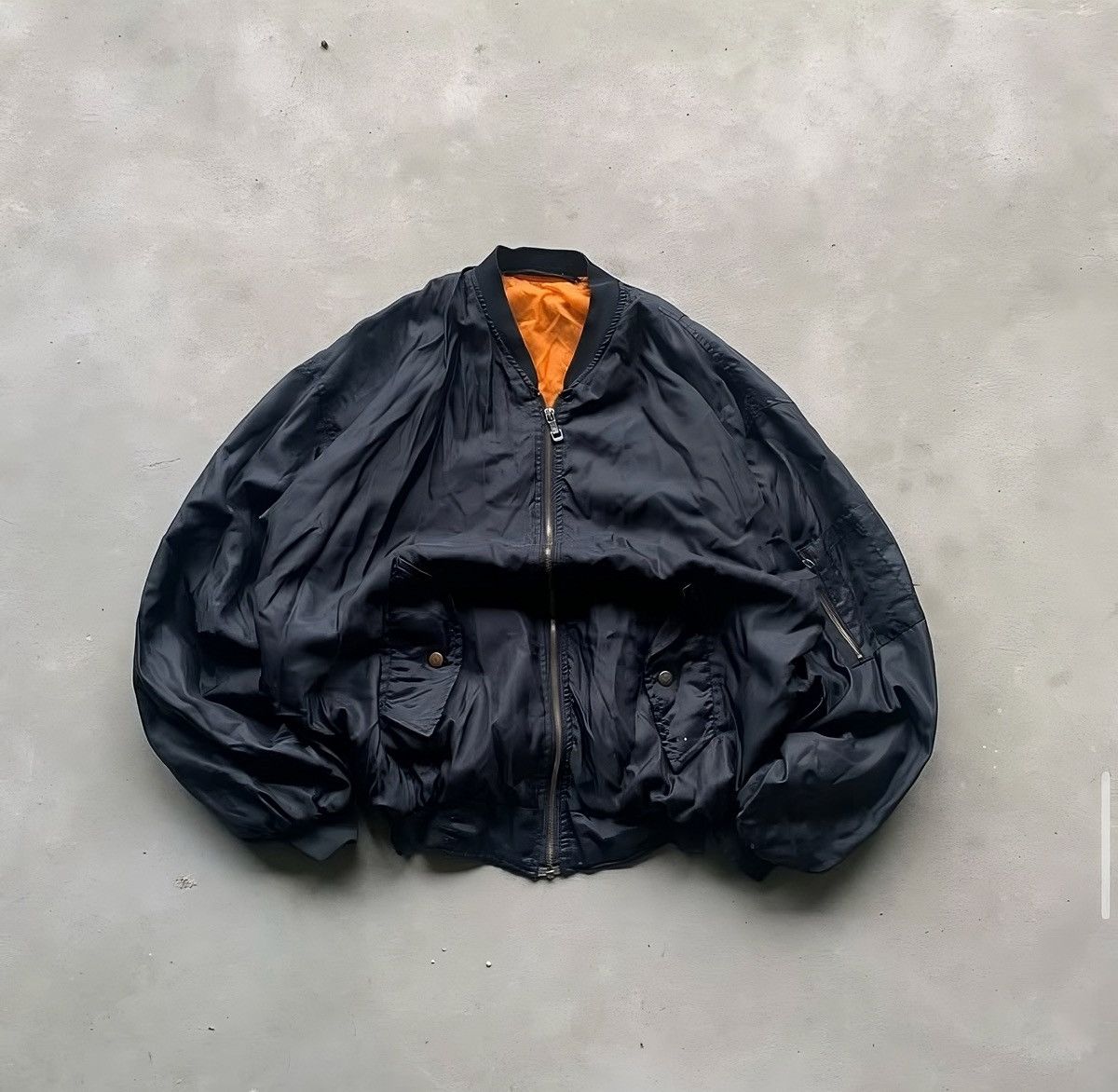 Designer × Vintage Vintage MA-1 Bomber Jacket (M) Reversible Size US M / EU 48-50 / 2 - 1 Thumbnail