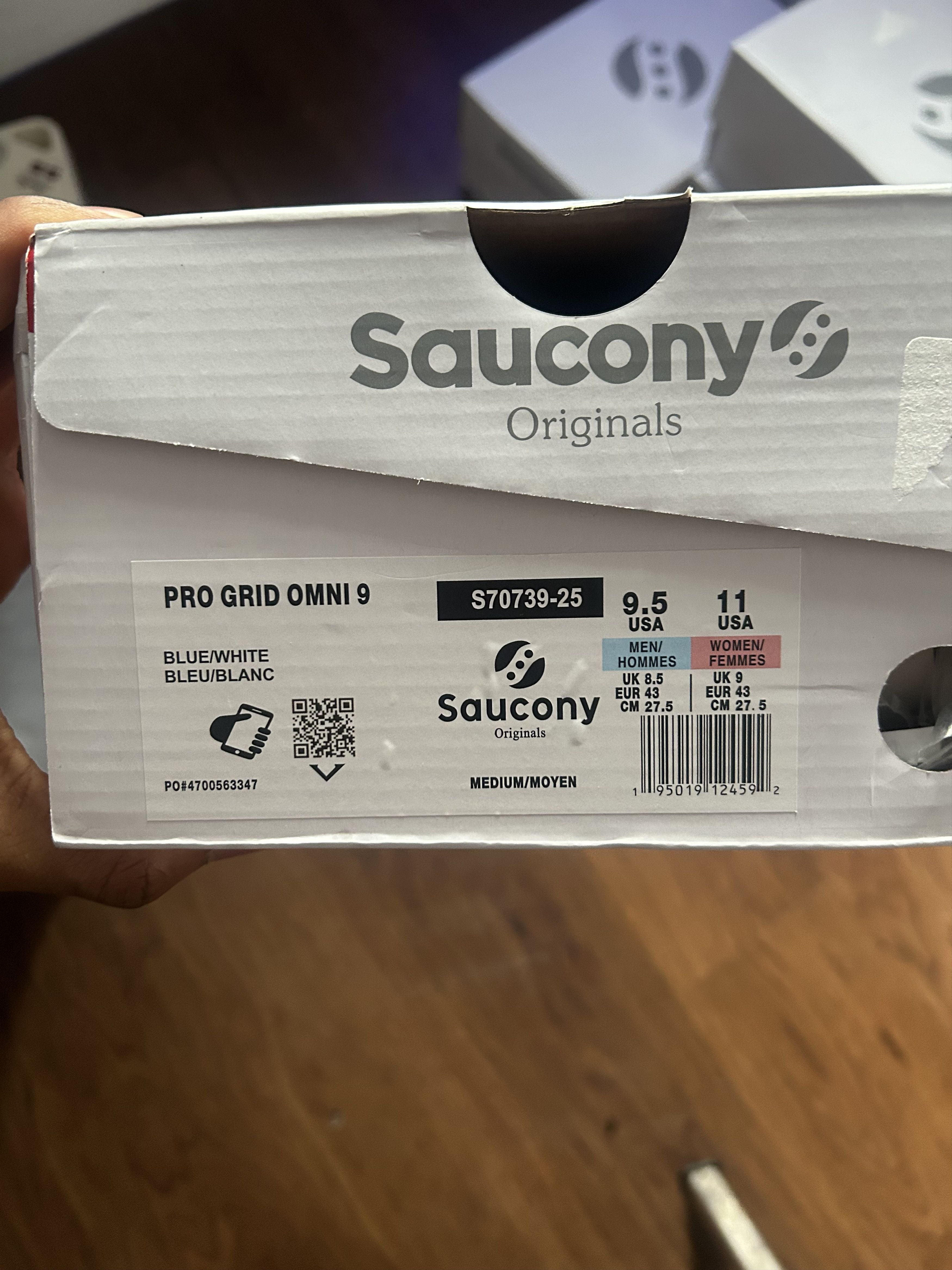 Saucony Saucony Omni Grid 9 - Gravel Caviar Size US 8.5 / EU 41-42 - 8 Thumbnail