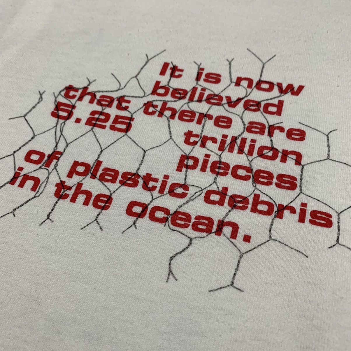 Off-White Off White Medium Ocean Debris White Tee Virgil Abloh Size US M / EU 48-50 / 2 - 4 Thumbnail