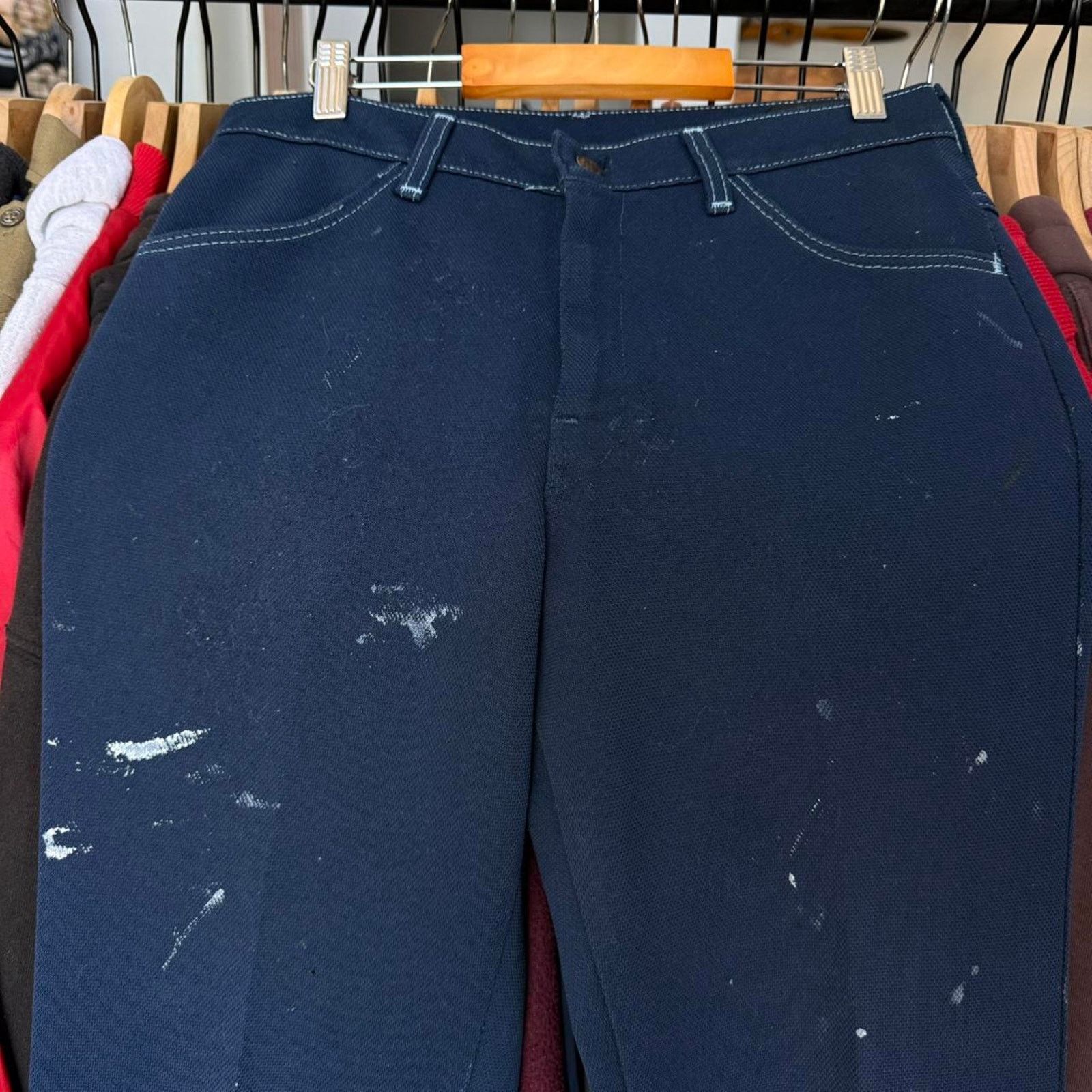 Farah Vintage 70s Farah Bootcut Pants With Distressing Size US 29 - 2 Thumbnail