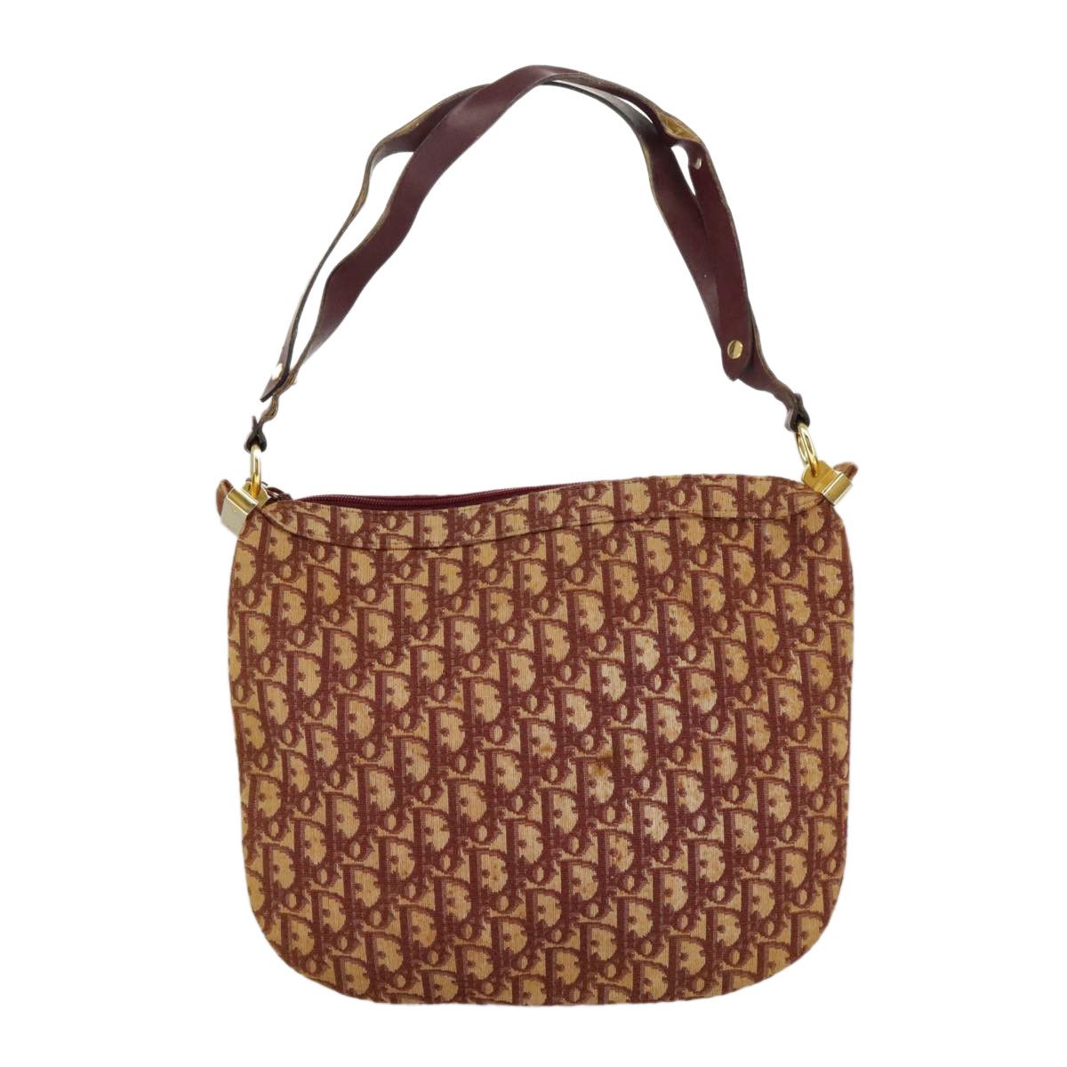 Dior Trotter Red Canvas Shoulder Bag (Pre-Owned) Size ONE SIZE - 1 Thumbnail