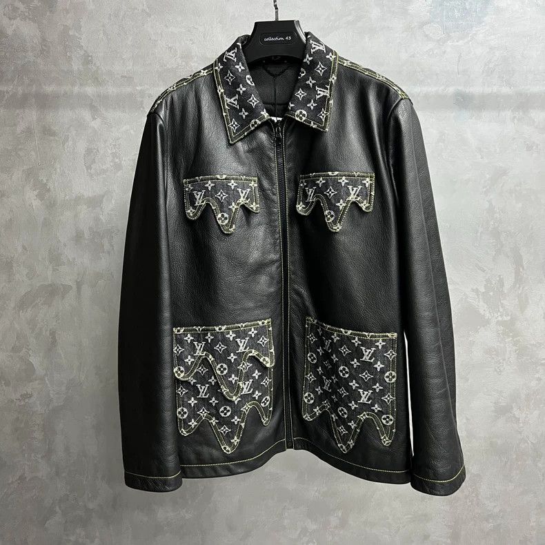 Louis Vuitton Louis Vuitton Black logo presbyopic pocket patchwork leath Size US M / EU 48-50 / 2 - 1 Thumbnail