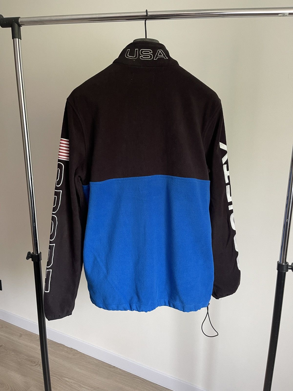 Other Society sport fleece jacket zip sweater sweatshirt USA flag Size US S / EU 44-46 / 1 - 4 Thumbnail