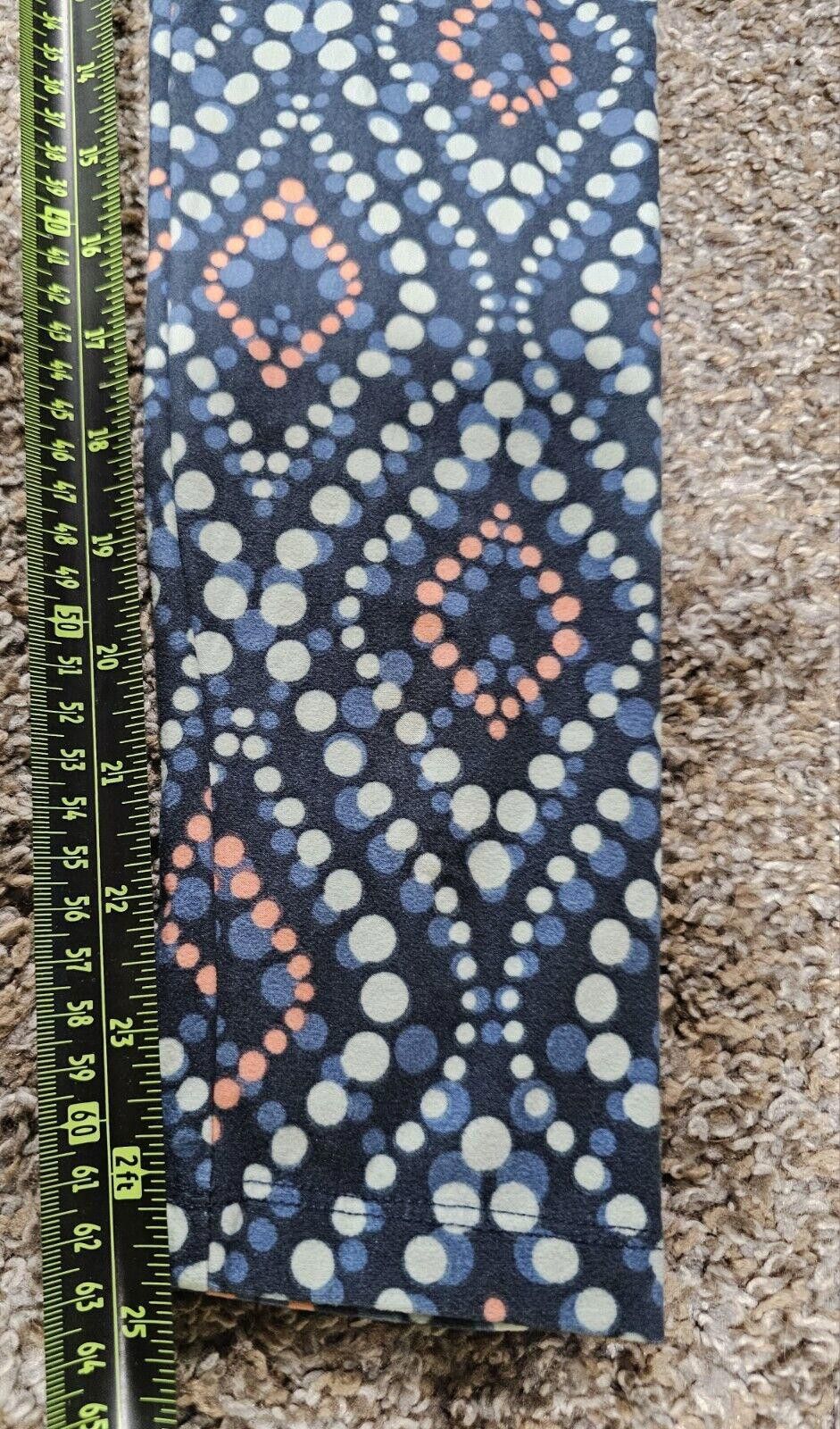 Designer lularoe polka dot strands one size legging Size 30" / US 8 / IT 44 - 3 Thumbnail