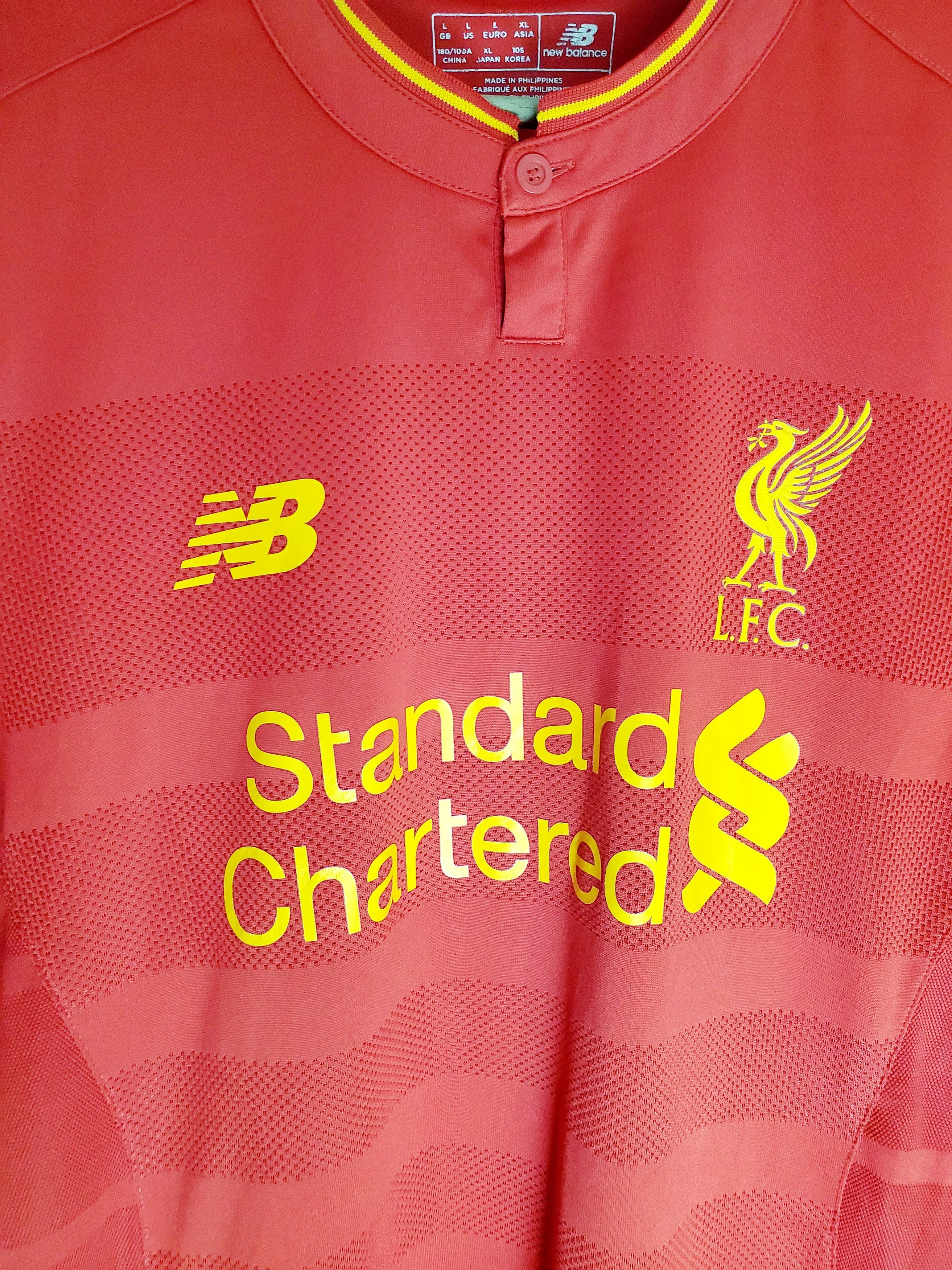 Nike FC Liverpool 2016 2017 home soccer jersey L New condition Size US L / EU 52-54 / 3 - 2 Thumbnail