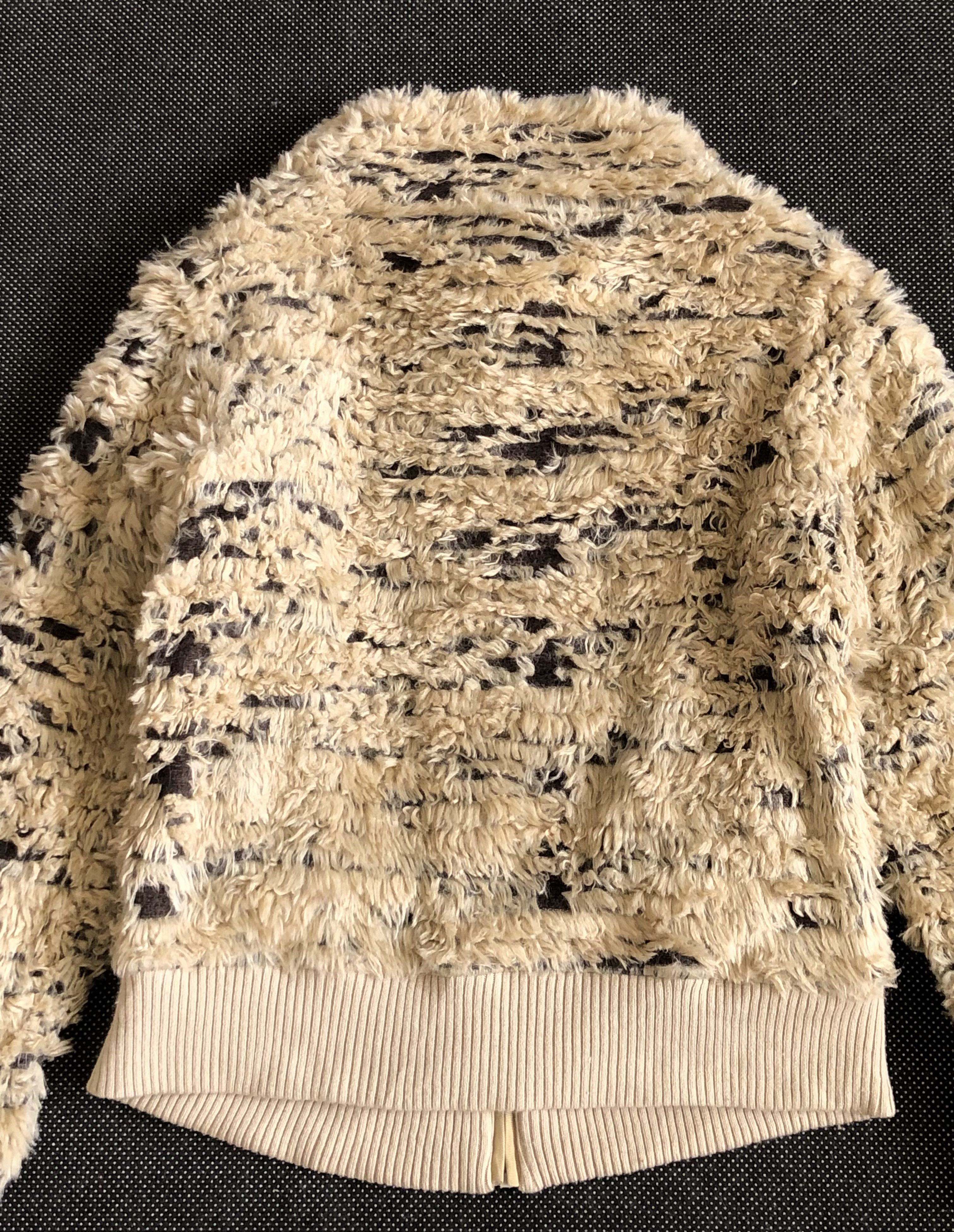 Issey Miyake A/W2014 ACRYLIC FUR PATCHY JACKET Size S / US 4 / IT 40 - 13 Thumbnail