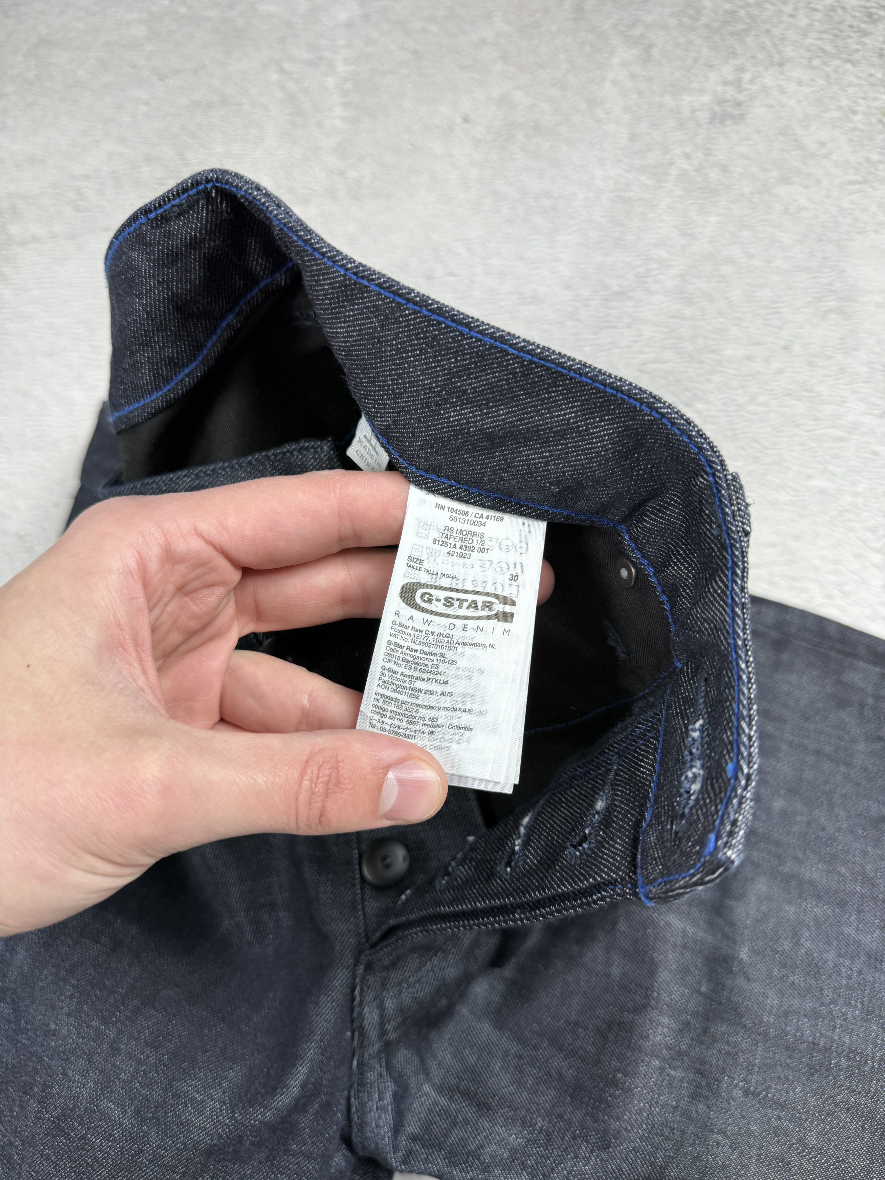 G-Star G-Star Raw Denim Shorts RS Morris Tapered 1/2 Blue Casual Size US 30 / EU 46 - 6 Thumbnail
