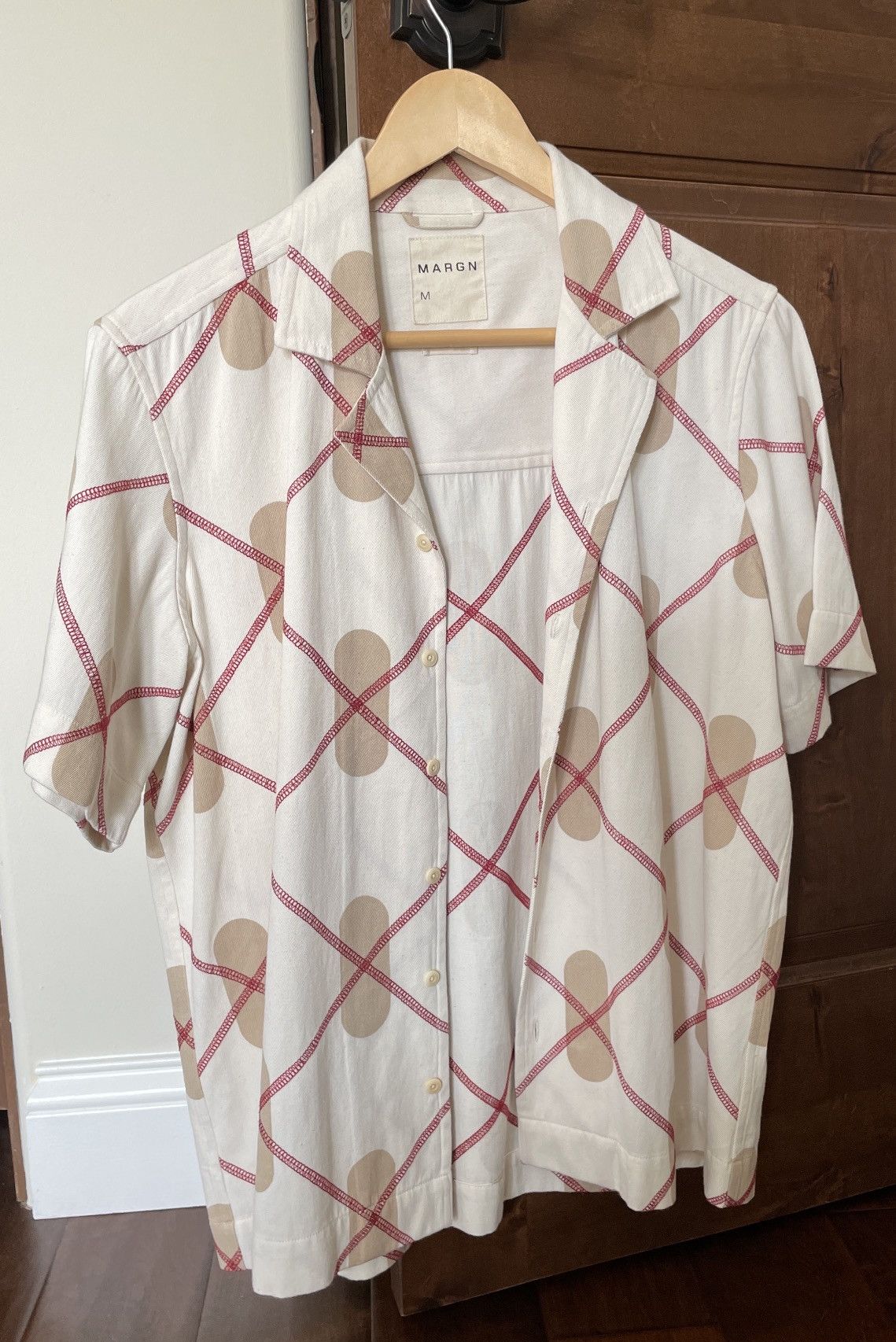 Designer Designer Argyle Shirt Size US M / EU 48-50 / 2 - 1 Thumbnail