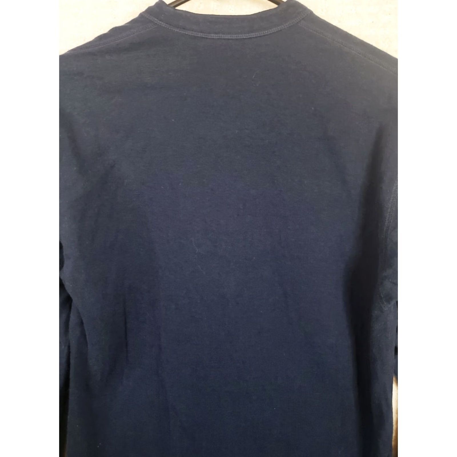 Vintage L.L. Bean T-Shirt Men's M Reg. Blue Long Sleeve Henley Traditional Fit Shirt Mens Blue Logo Outdoor Sports Casual Modern Mountain 2010s Size US M / EU 48-50 / 2 - 6 Thumbnail