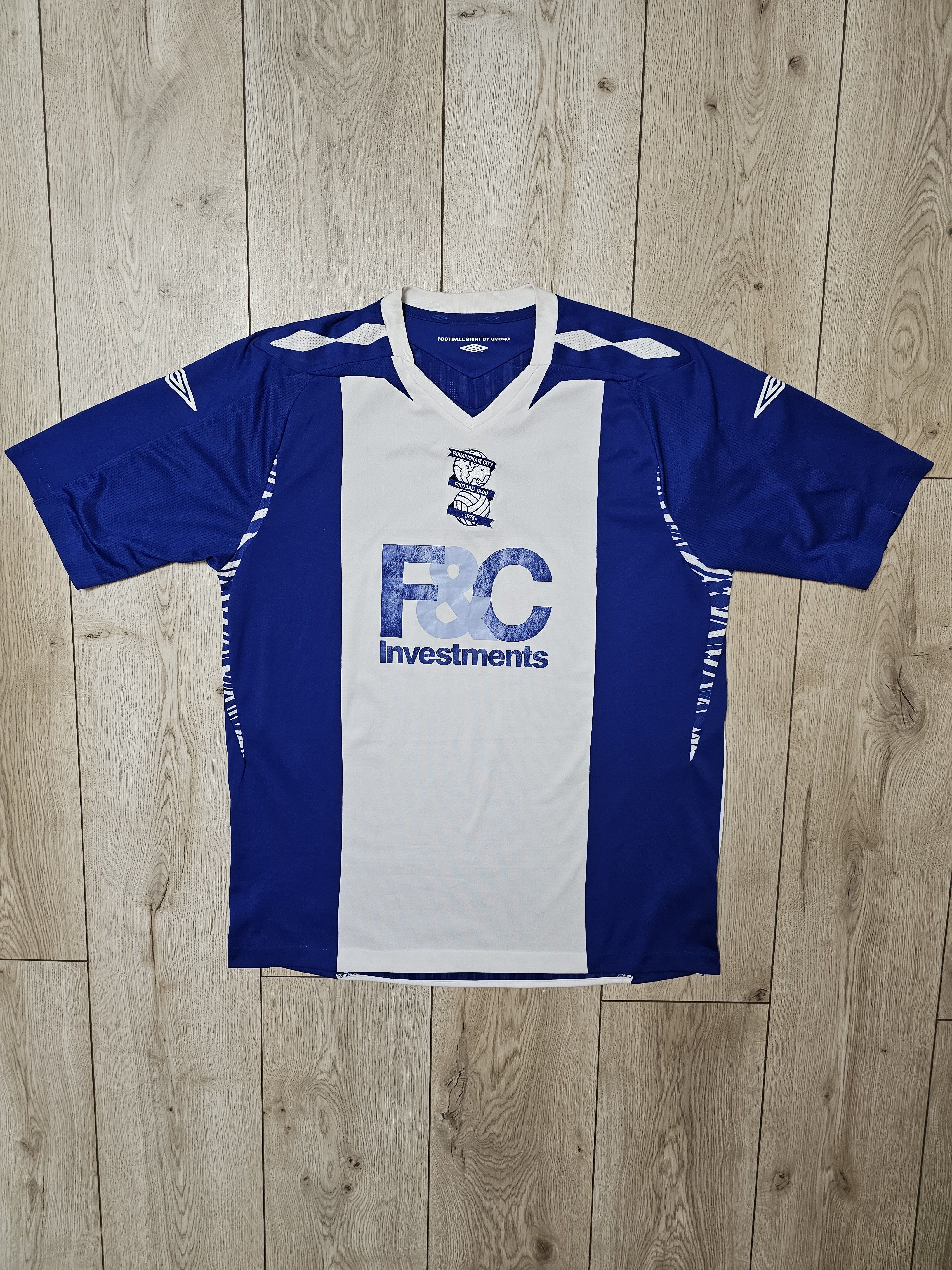 Umbro × Vintage BIRMINGHAM CITY 2007 2008 HOME FOOTBALL JERSEY SOCCER JERSEY Size US L / EU 52-54 / 3 - 1 Thumbnail