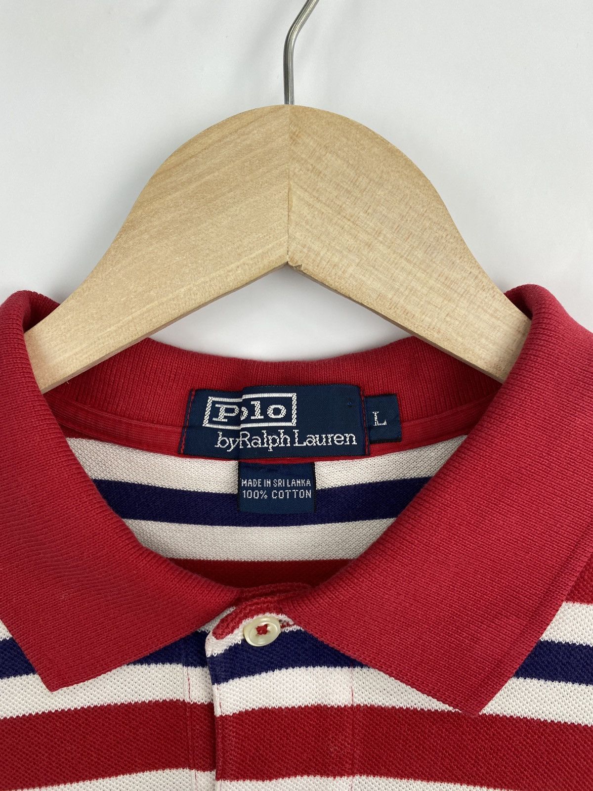 Polo Ralph Lauren 🇺🇸 Vintage 90s Polo Ralph Lauren Polo T-Shirt Rare Chief Keef Size US L / EU 52-54 / 3 - 5 Thumbnail