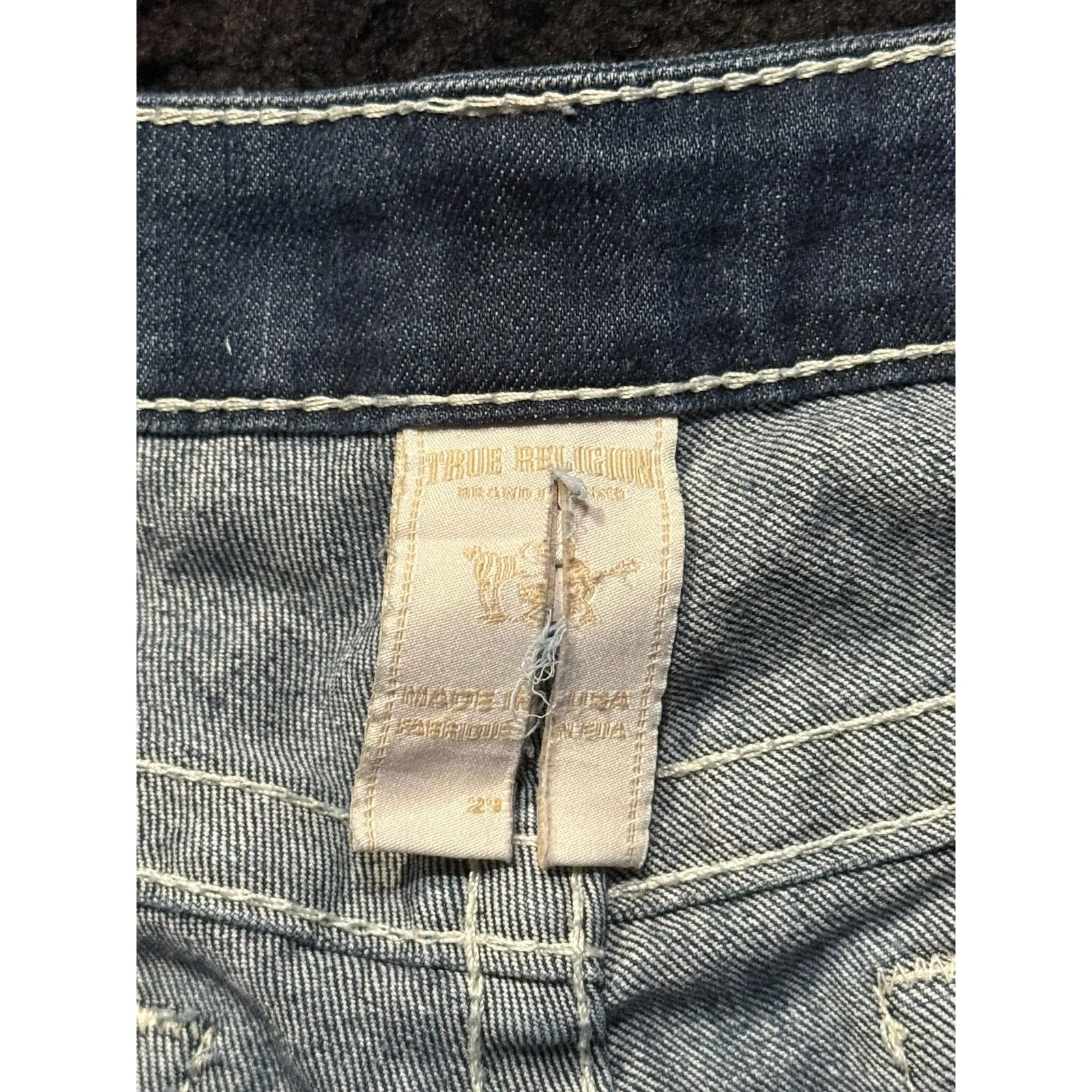 True Religion True Religion Denim Stella Jeans Blue Women's Size 29 Y2K Size US 29 - 11 Thumbnail