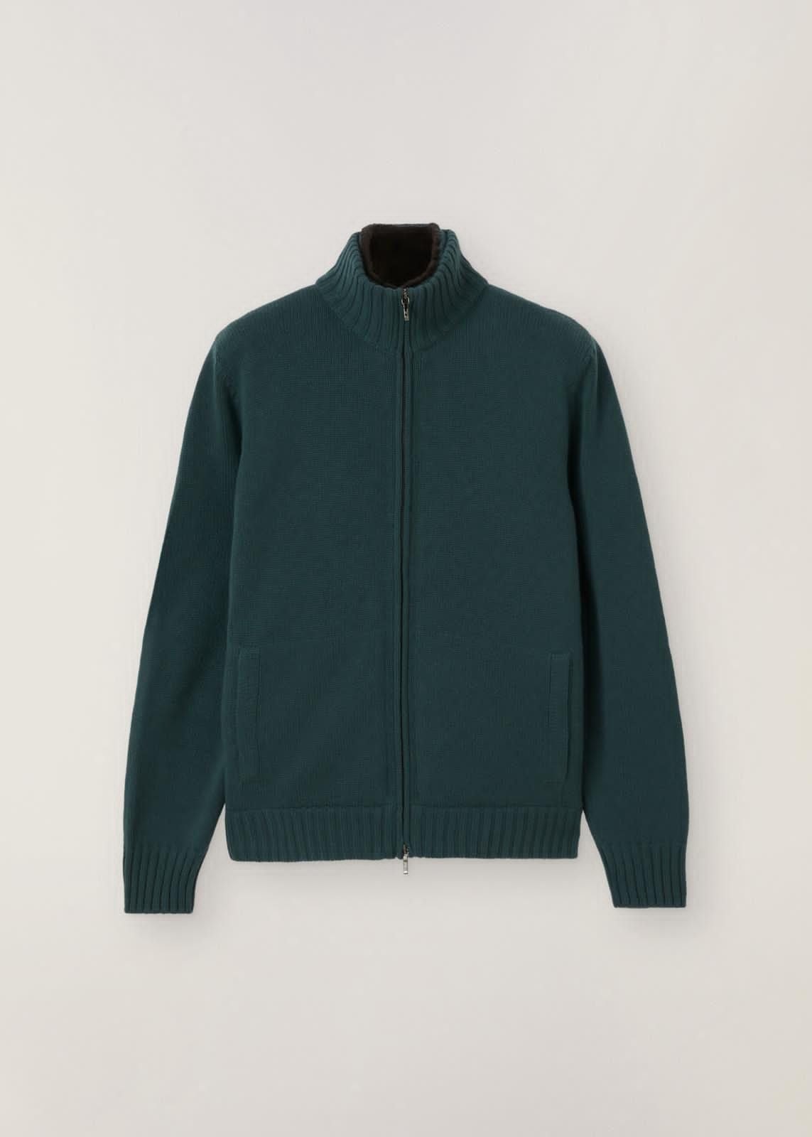 Loro Piana o1w1db10225 Reversible Bomber Colman Baby Cashmere Jacket Size US M / EU 48-50 / 2 - 1 Thumbnail
