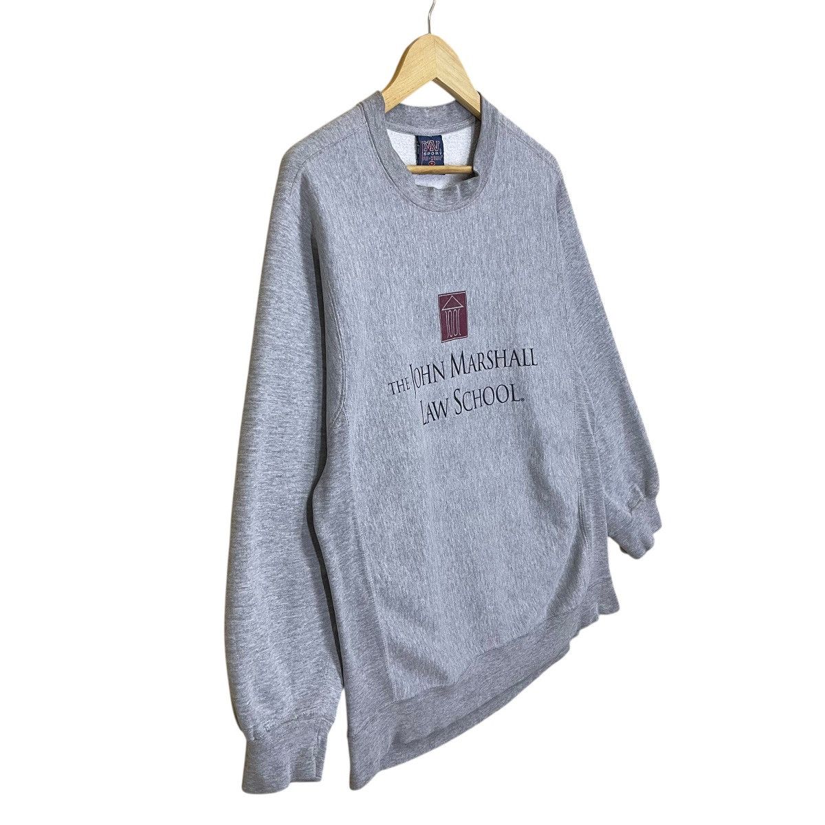 Vintage Vintage 90s The John Marshall Law School Big Logo Sweatshirt Size US L / EU 52-54 / 3 - 2 Thumbnail
