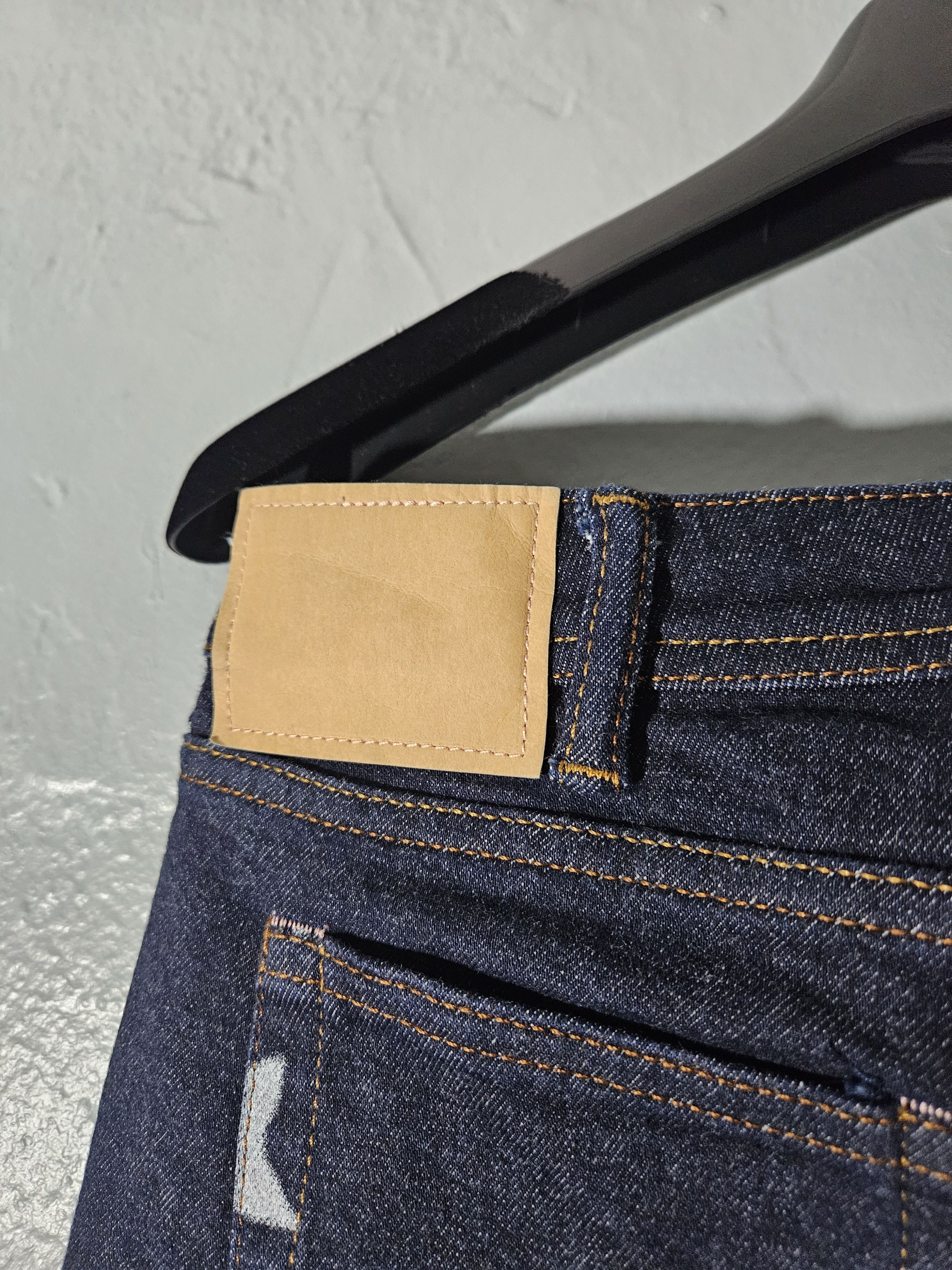 Acne Studios Blå Konst Climb Star P. Blue Denim Jeans Size US 27 - 3 Thumbnail