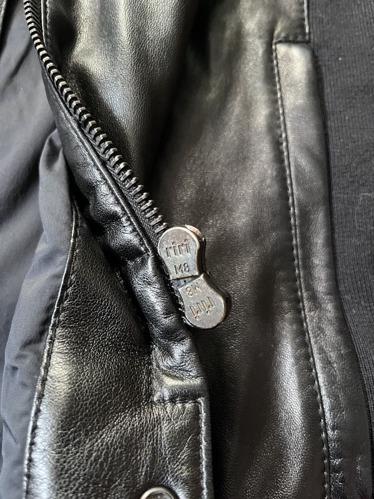 Prada Prada 2000s hybrid leather wool jacket black vintage Size US M / EU 48-50 / 2 - 9 Thumbnail