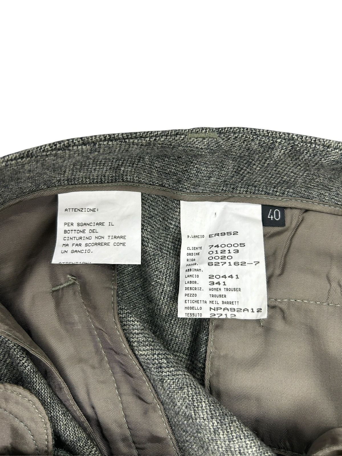 Neil Barrett 00s Anatomic Trousers Size 27" / US 4 / IT 40 - 11 Thumbnail