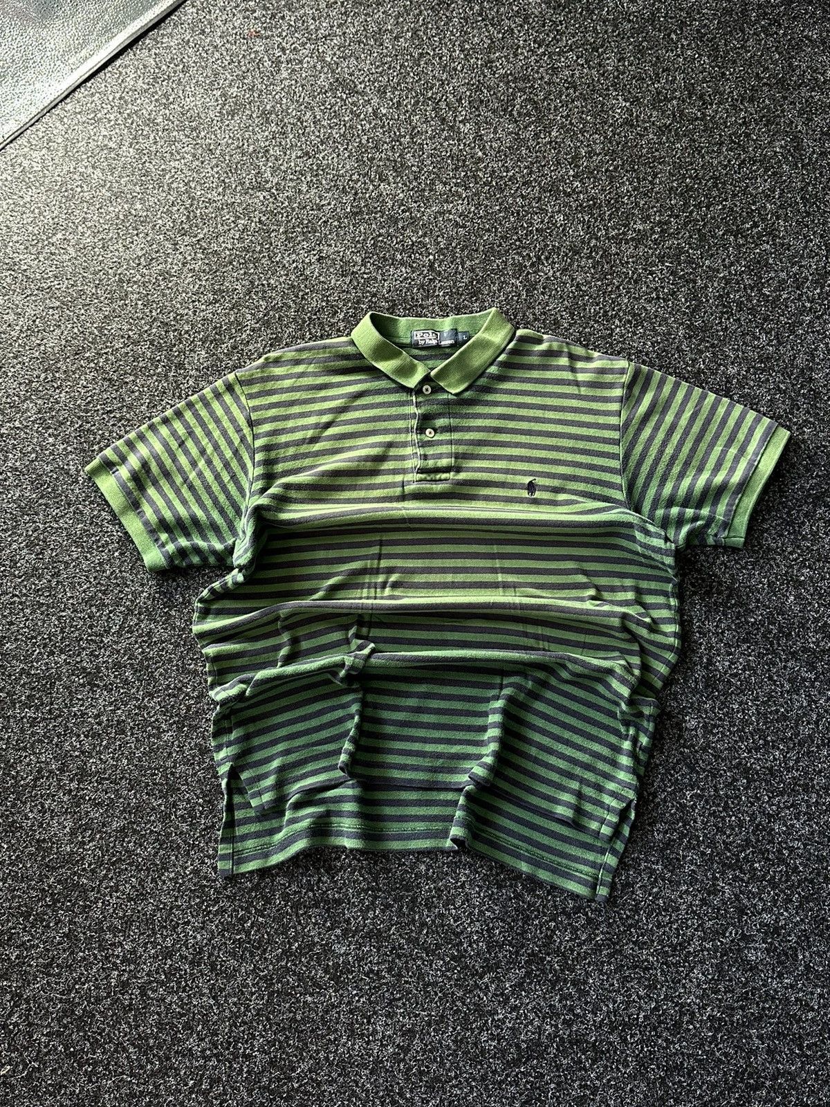 Polo Ralph Lauren × Vintage ❗️Vintage POLO Shirt Polo Ralph Lauren MARINA STRIPED RARE Size US S / EU 44-46 / 1 - 1 Thumbnail