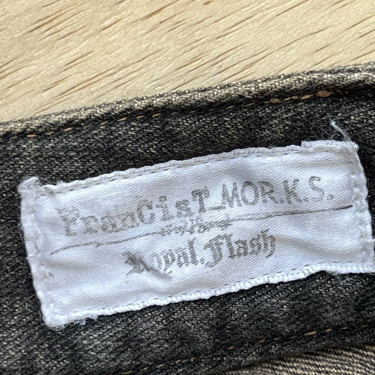 FranCisT MOR.K.S FranCisT _MOR,K.S JAPANESE BRAND PATCH WORK DISTRESSED DENIM Size US 32 / EU 48 - 6 Thumbnail